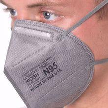 Load image into Gallery viewer, NIOSH N95 Respirator Made In USA (Head Loops) - Gray $1.89/Ea &amp; up.
