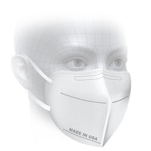 Load image into Gallery viewer, 5-Layer Face Mask Made In USA (Not N95) - White $1.69 /Ea & up
