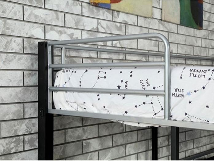 Aubrey Triple Twin Metal Bunk Bed with Modular Corner Design