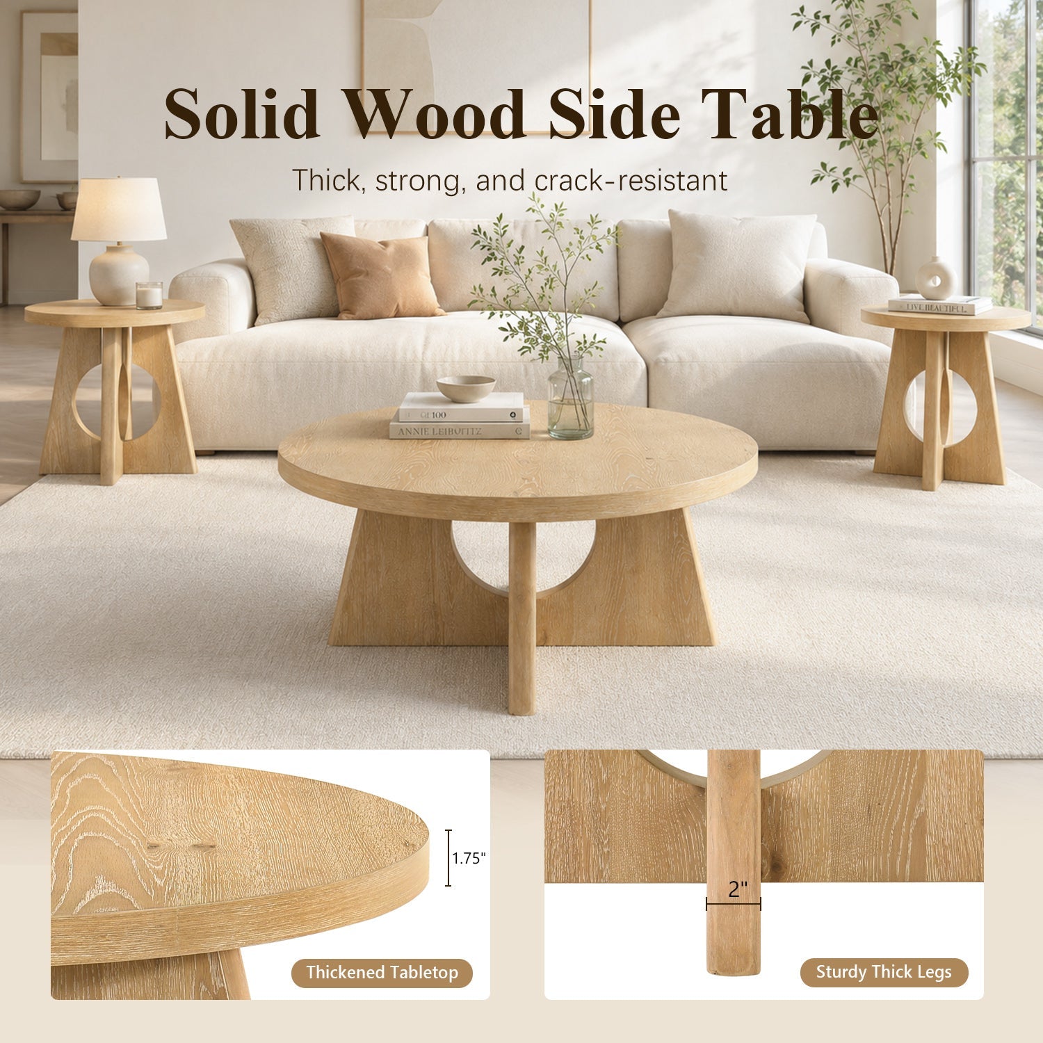 Coffee Table & End Table Set