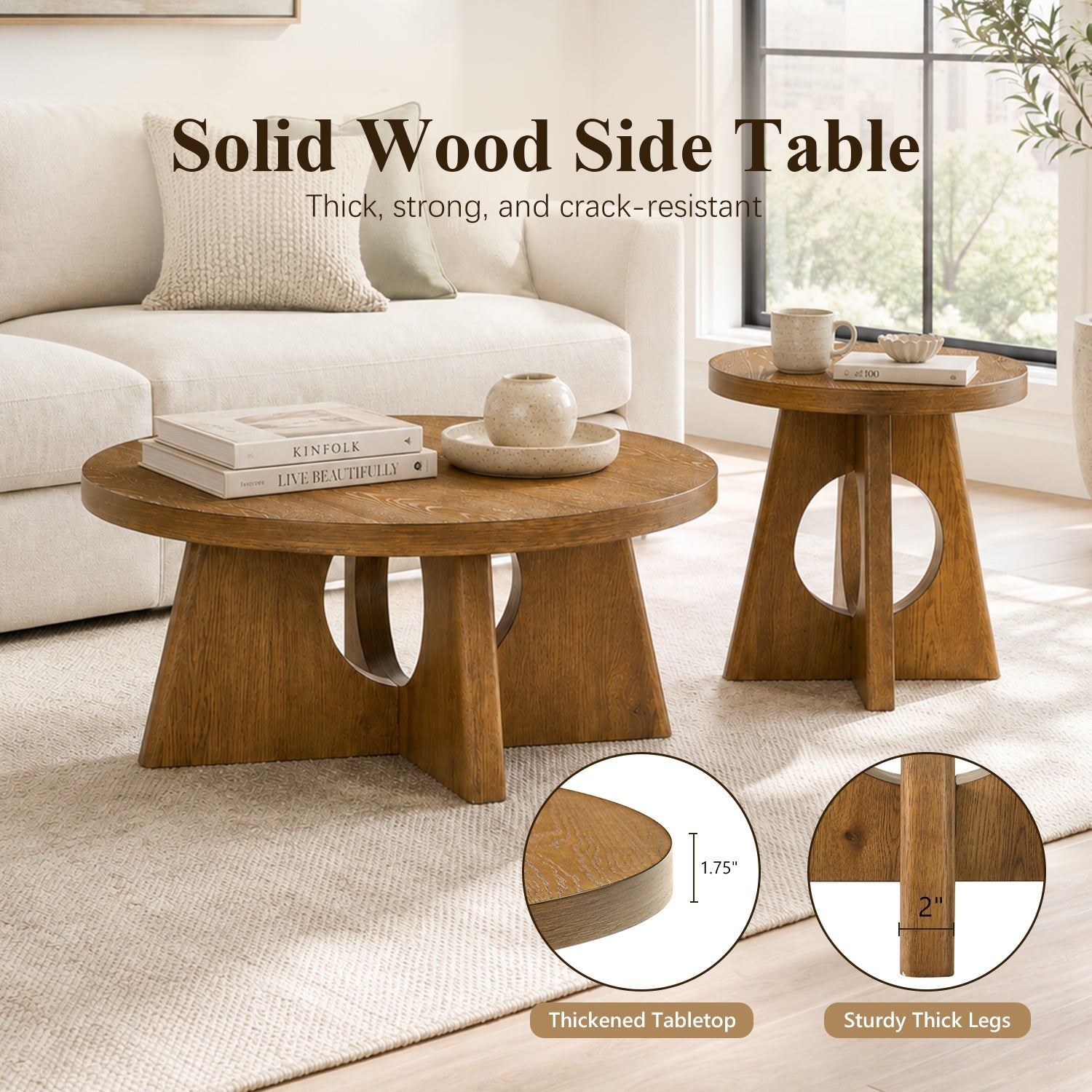 Coffee Table & End Table Set