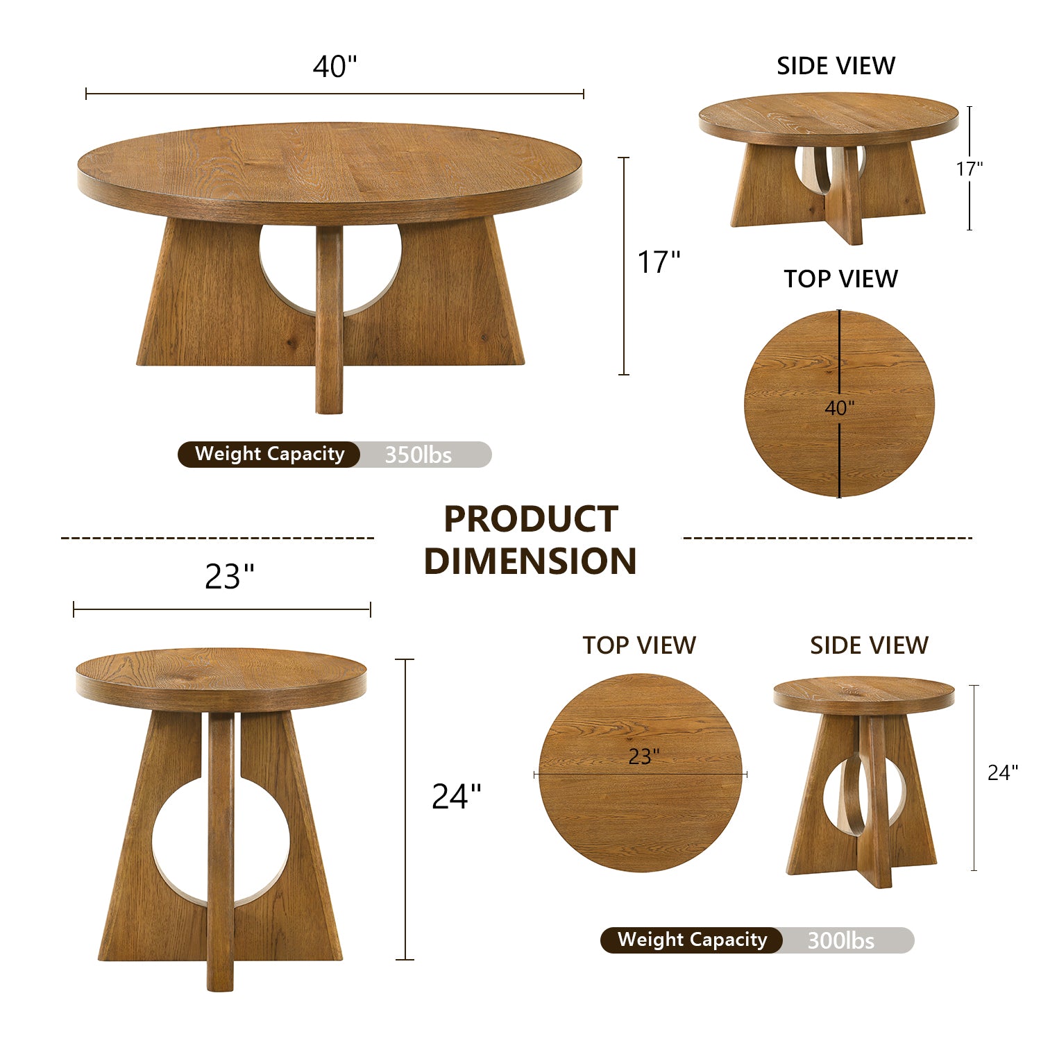 Coffee Table & End Table Set