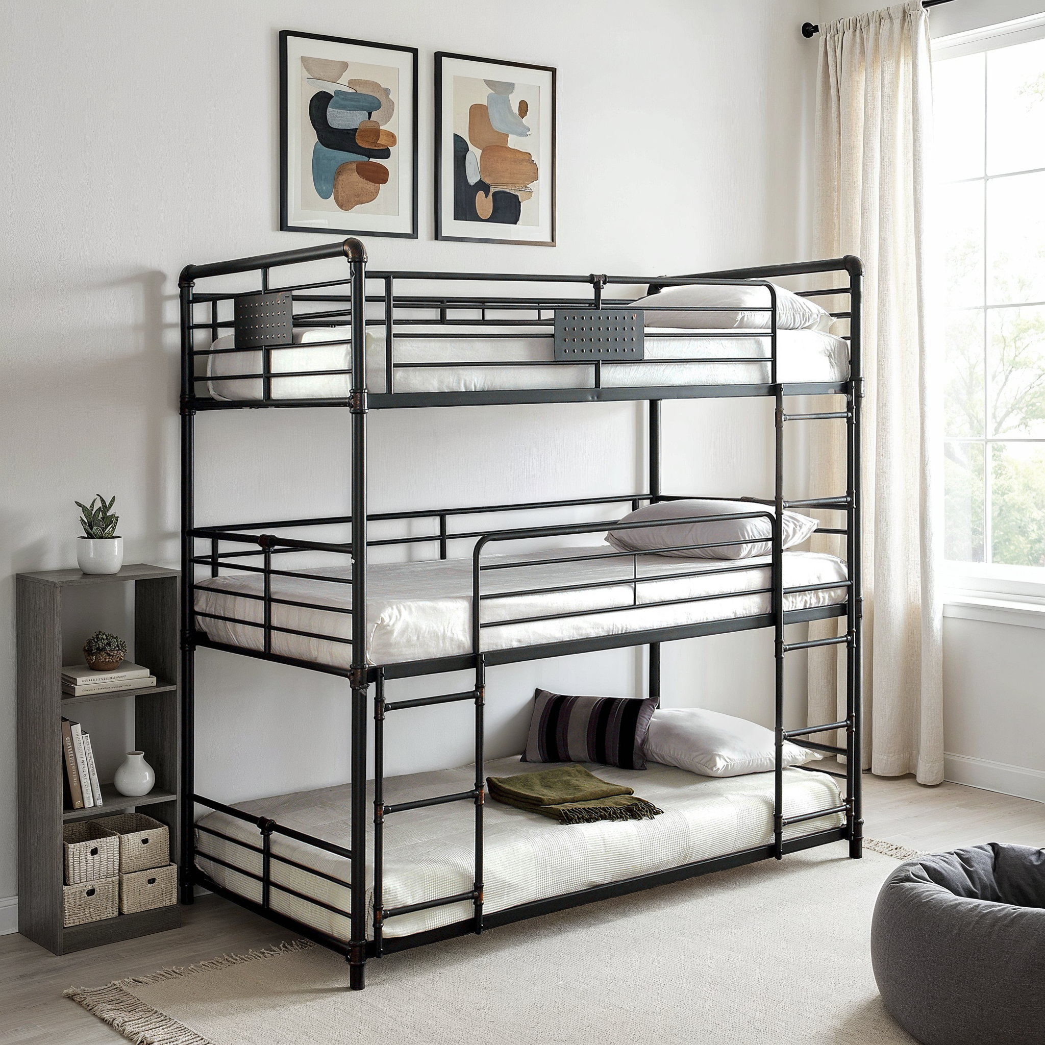 Ekaterina Industrial Bunk Bed