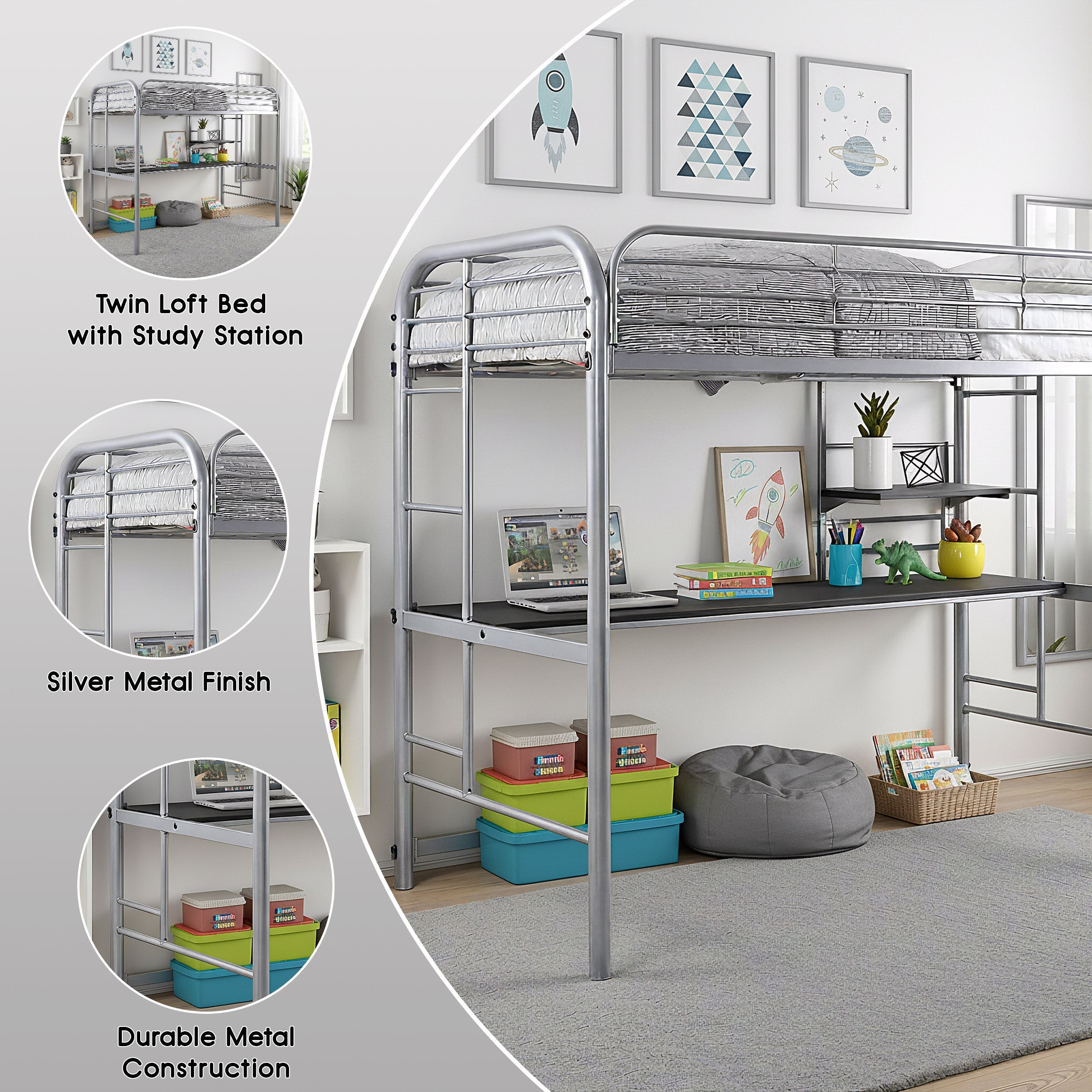 Saphira Contemporary Bunk Bed