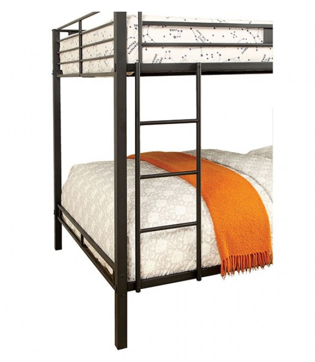 Claren Modern Bunk Bed with Reinforced Railings