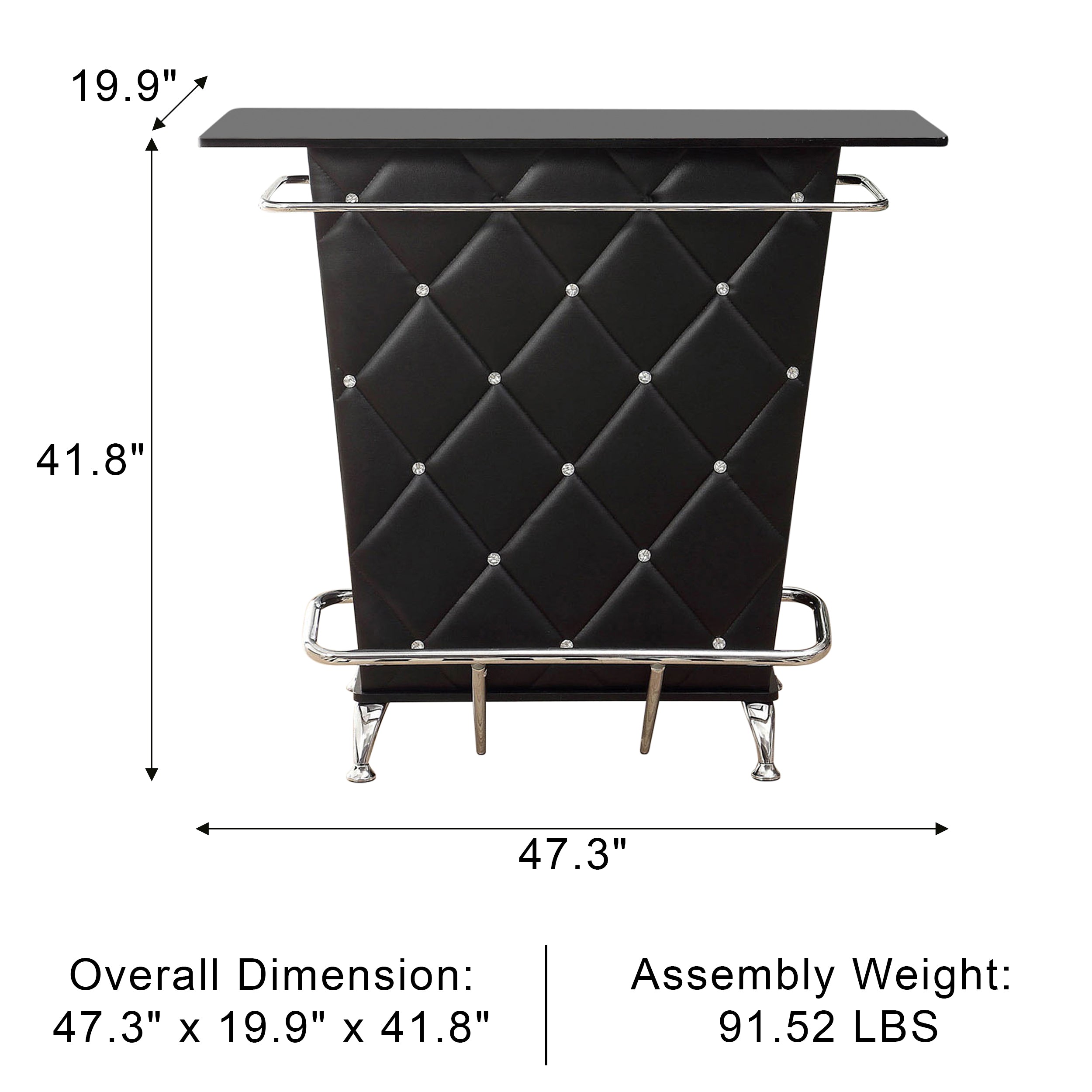 Valtaro Contemporary Bar Table