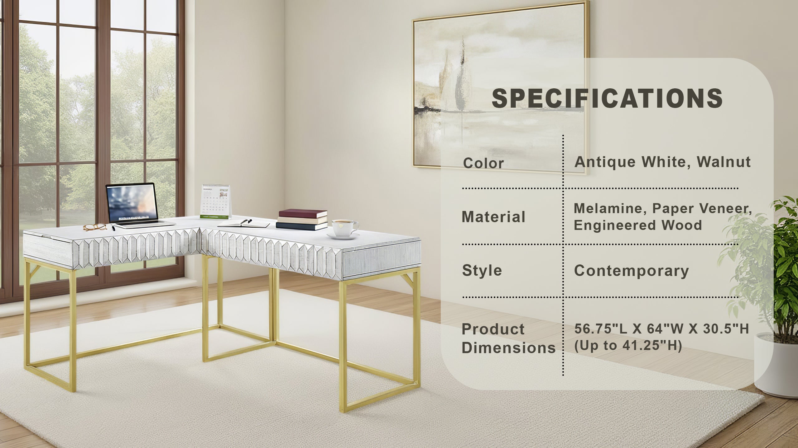 Gottfried Transitional Desk