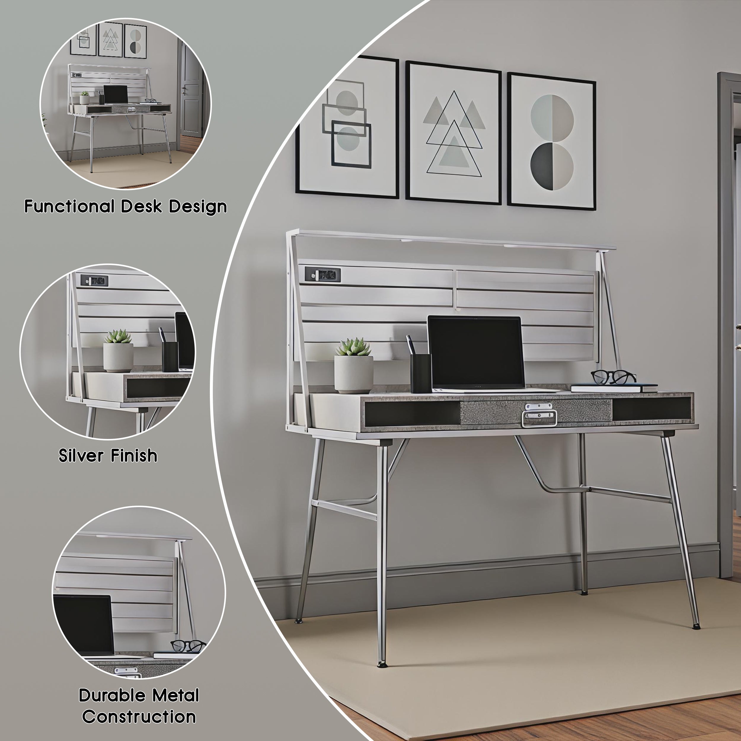 Drummond Industrial Desk