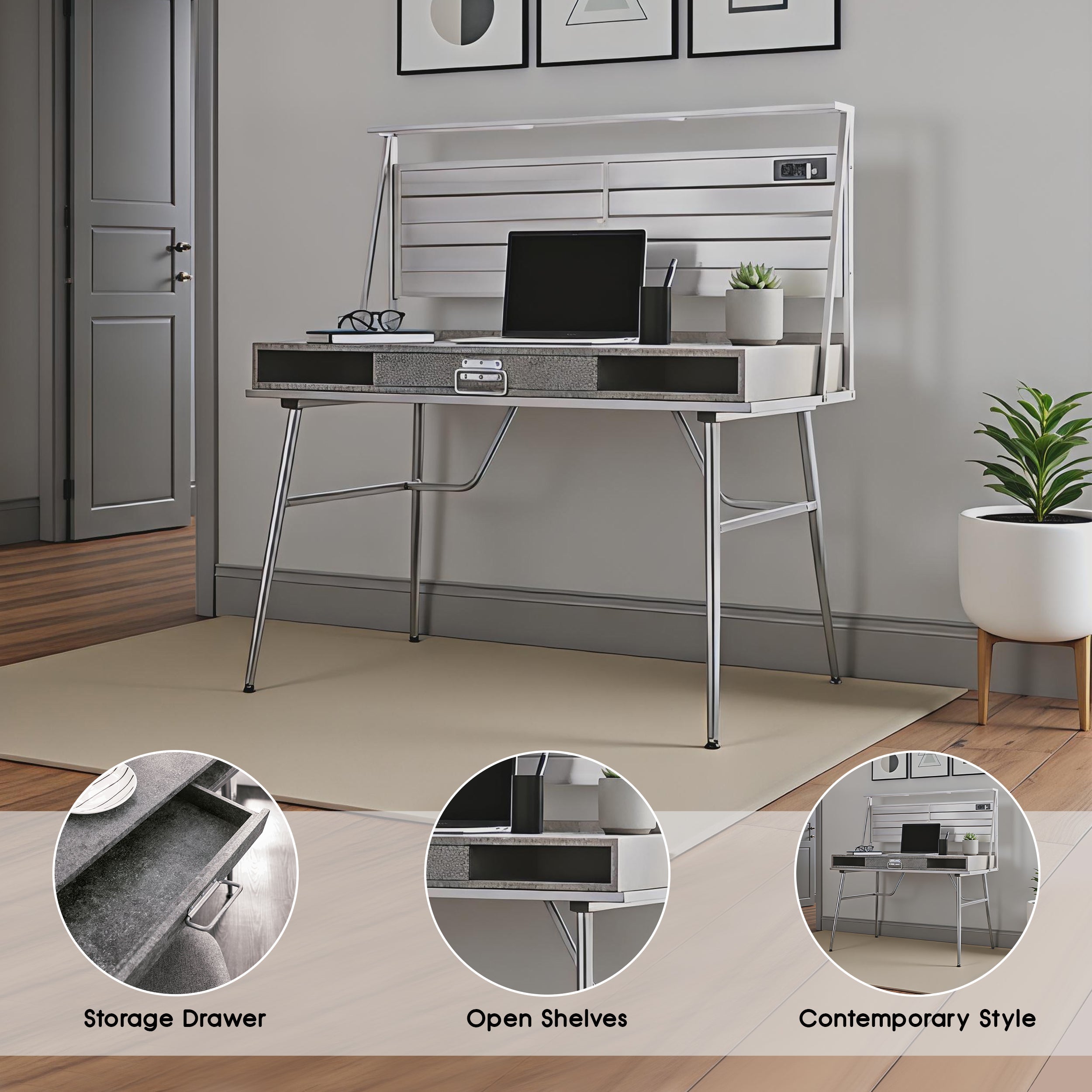 Drummond Industrial Desk