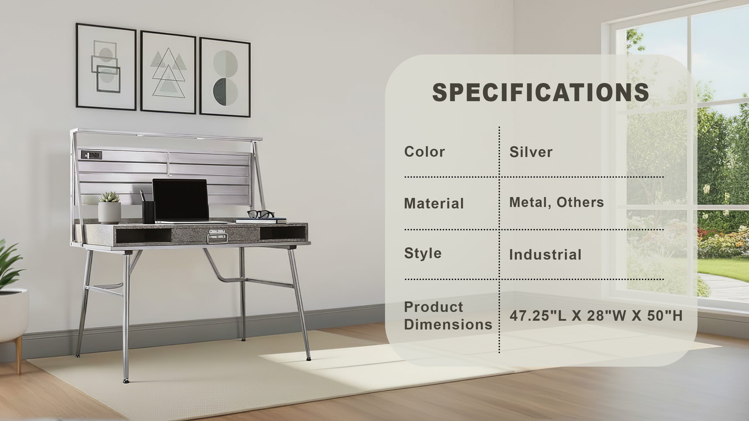 Drummond Industrial Desk