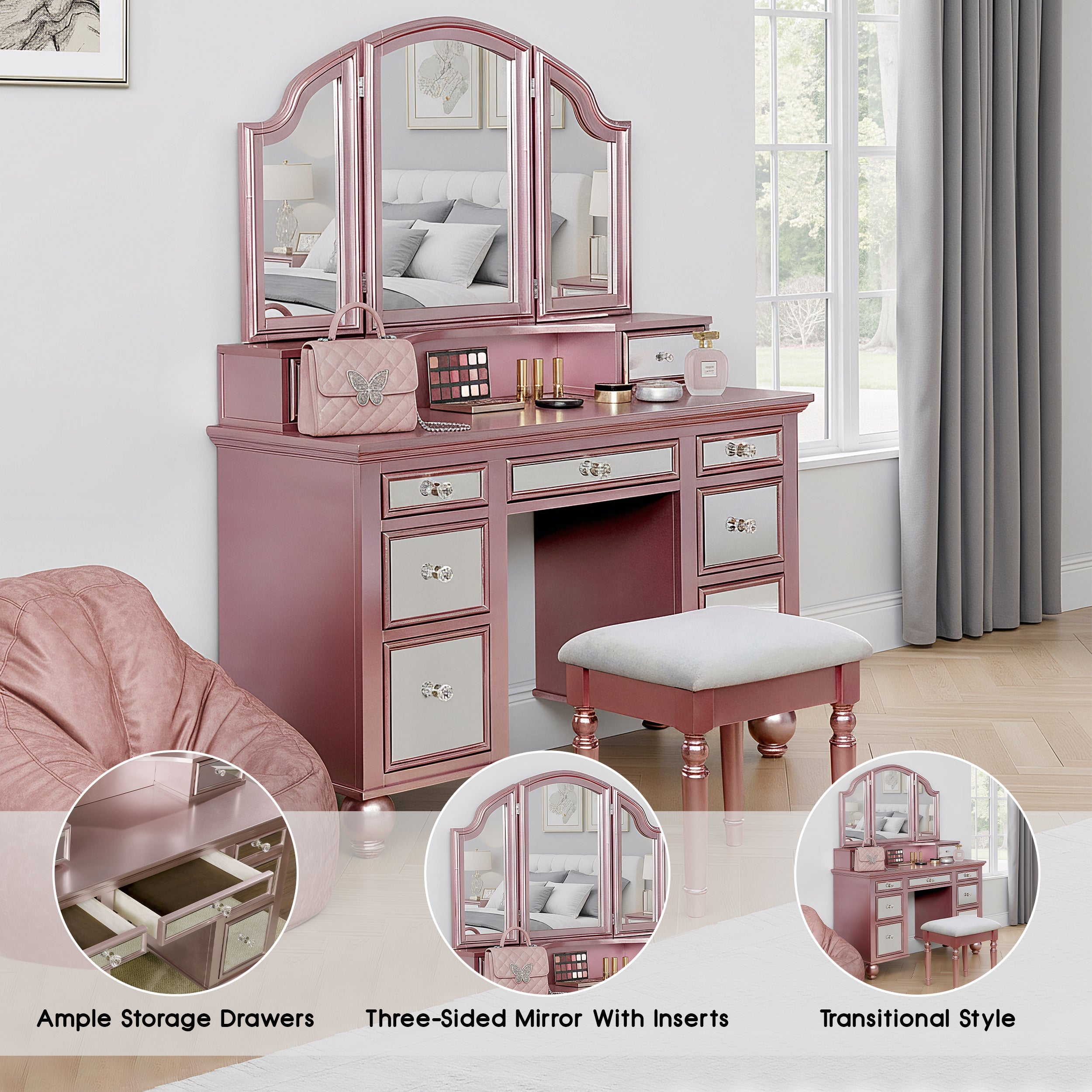 Elvia Transitional Vanity