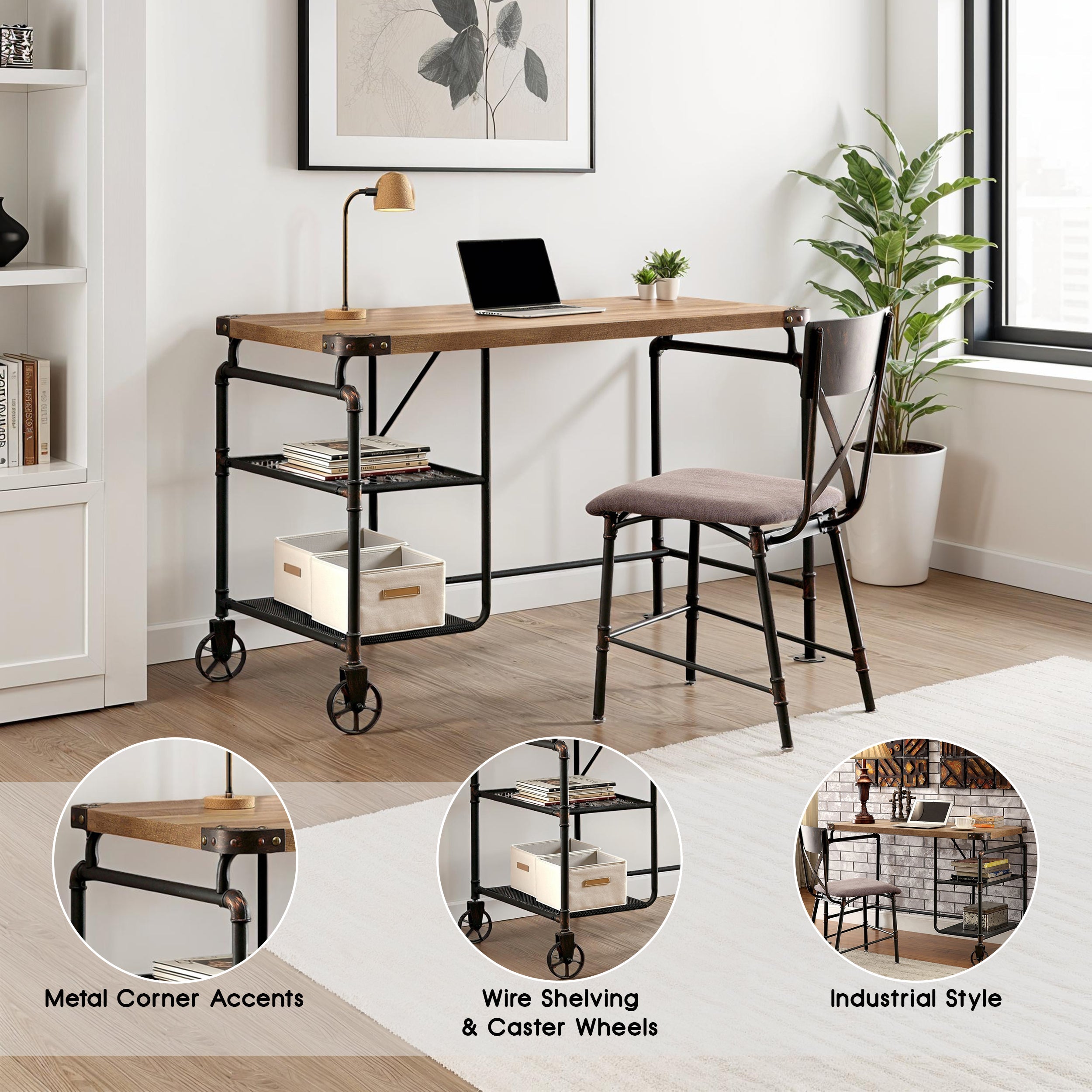 Katya Industrial Desk