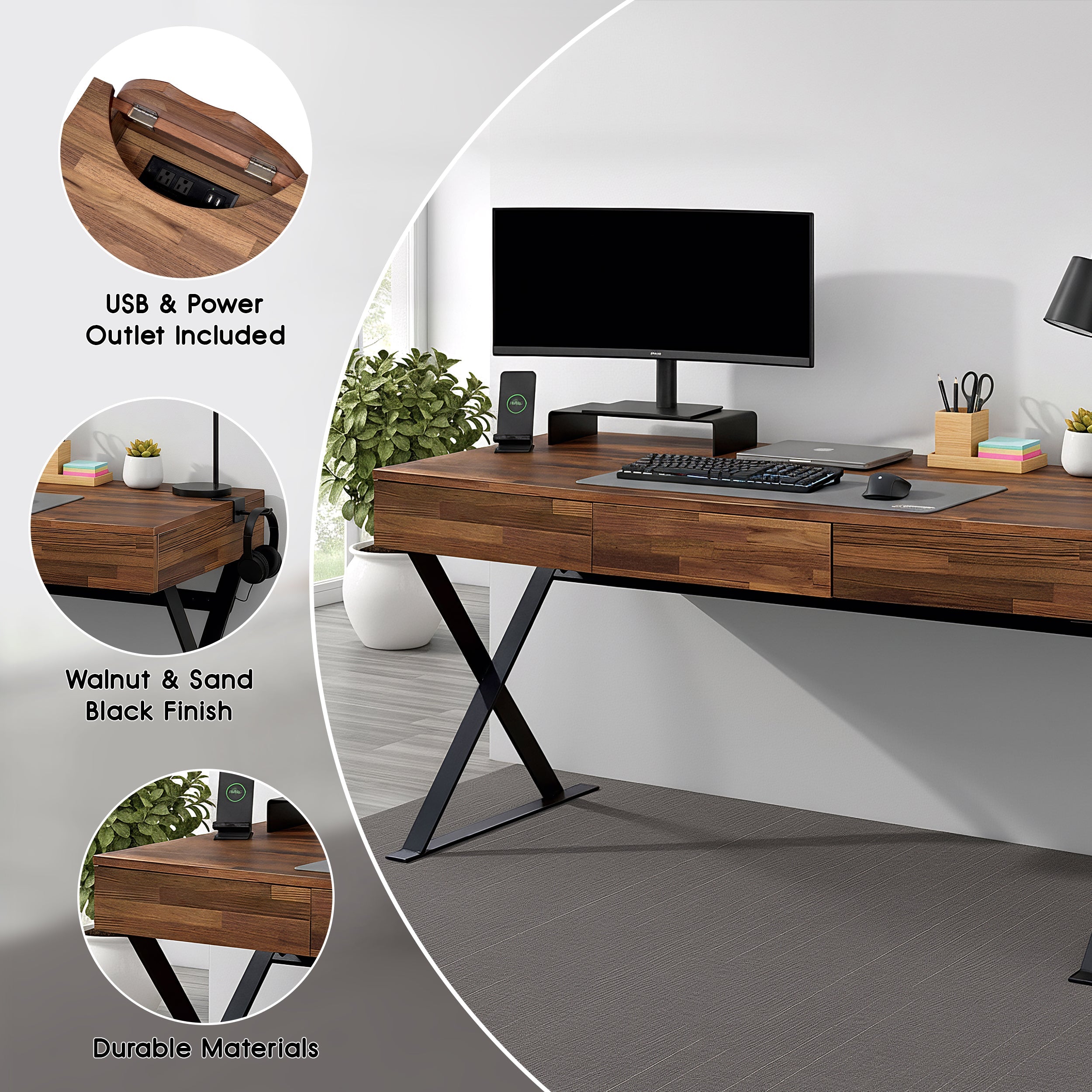 Talora Industrial Desk