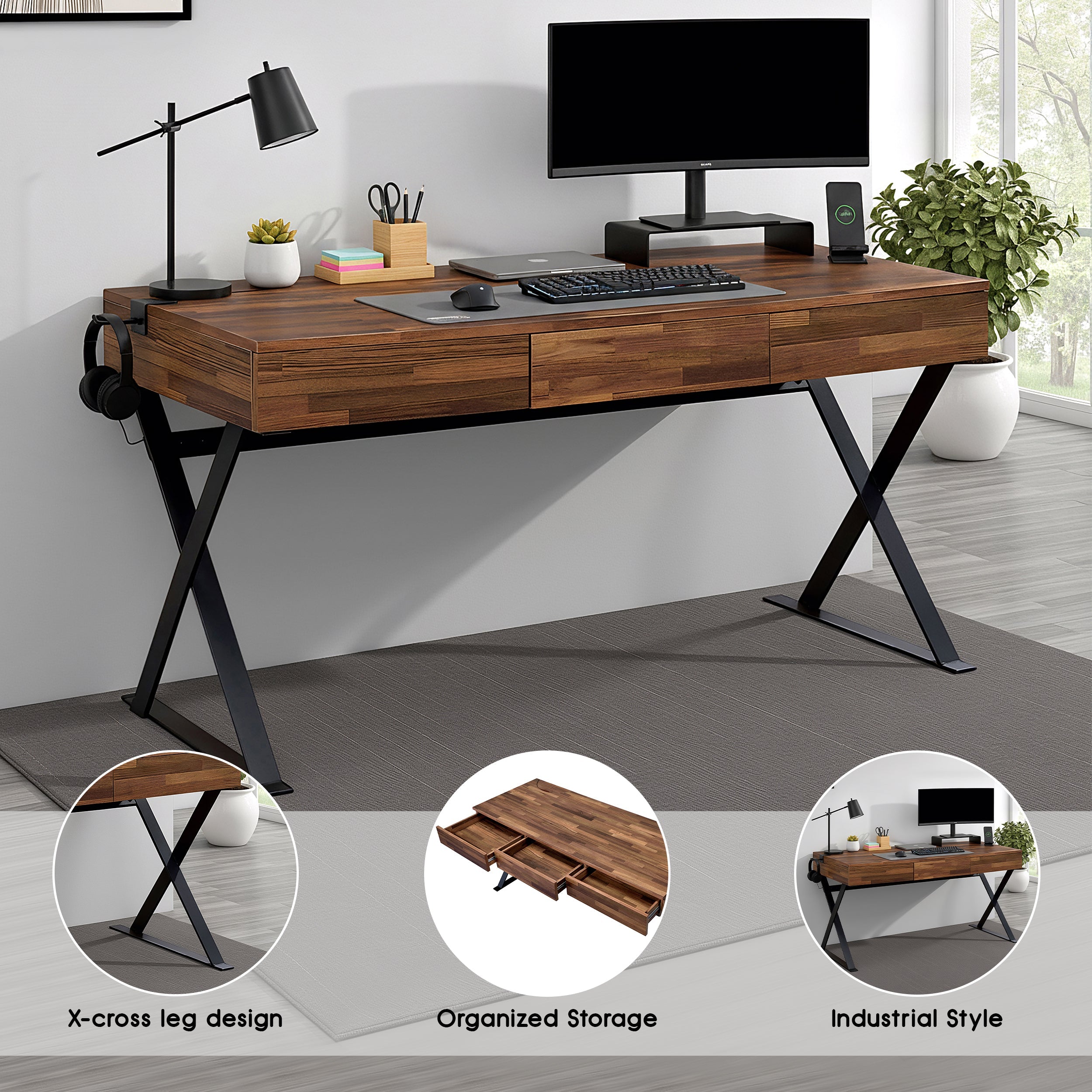 Talora Industrial Desk