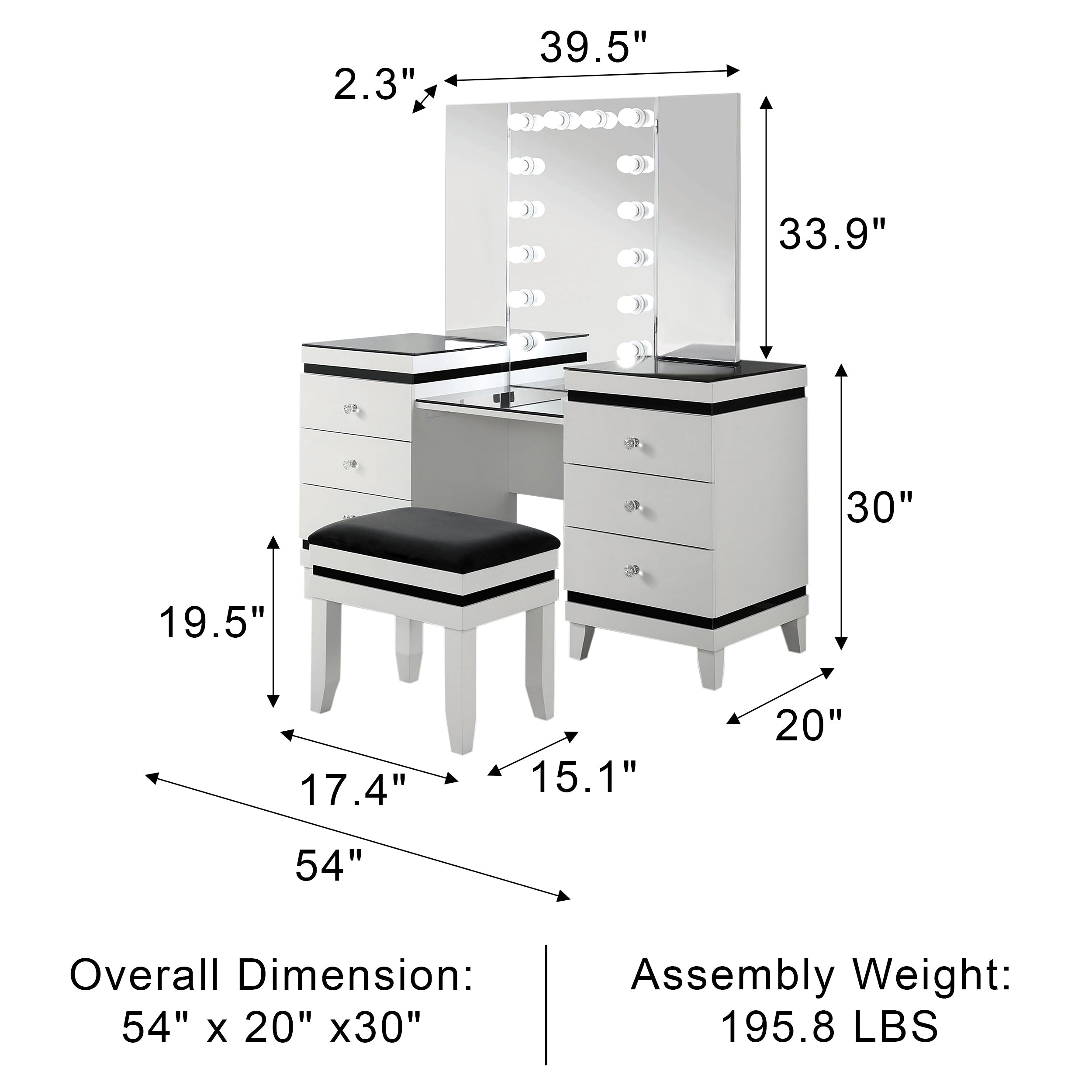 Giulietta Contemporary Vanity
