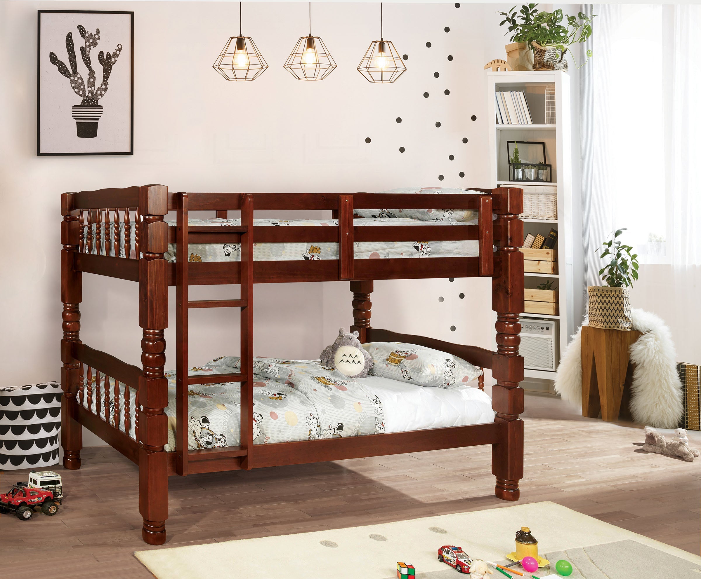 Carolina Elegant Cottage Twin Over Twin Bunk Bed