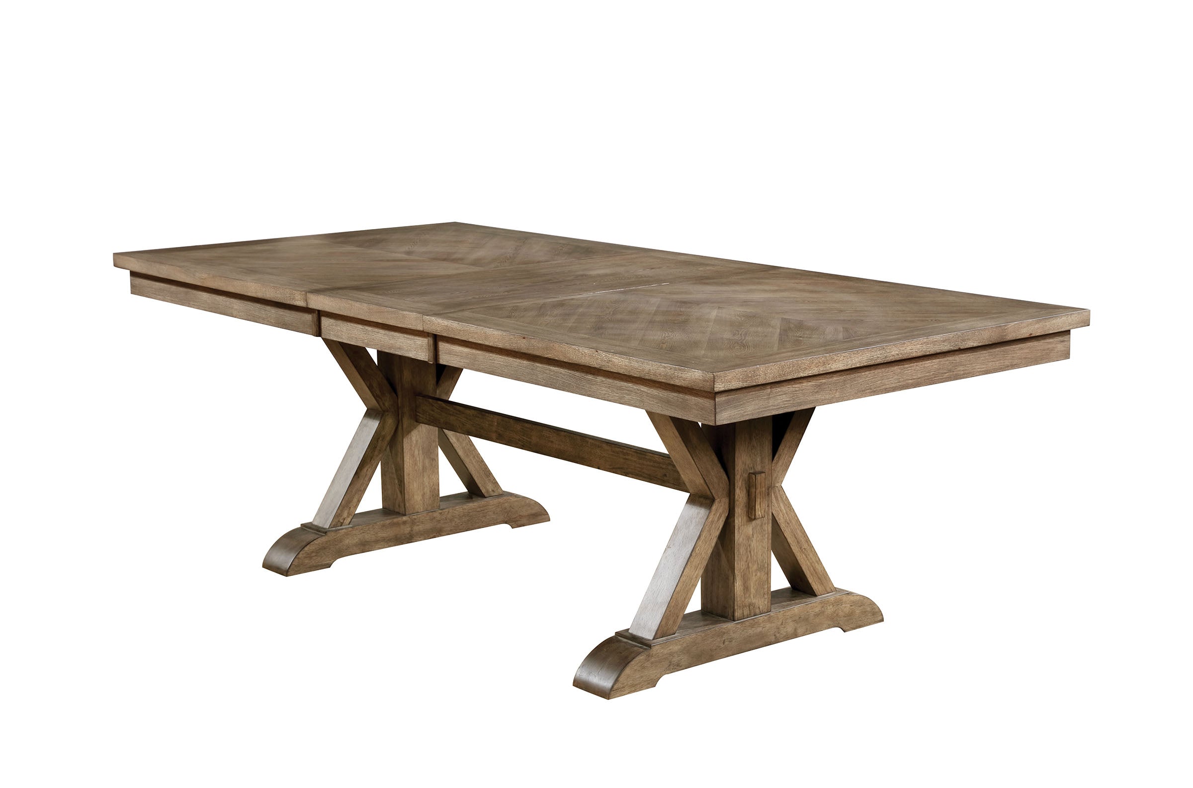 Julia Rustic Farmhouse 9-Piece Dining Set