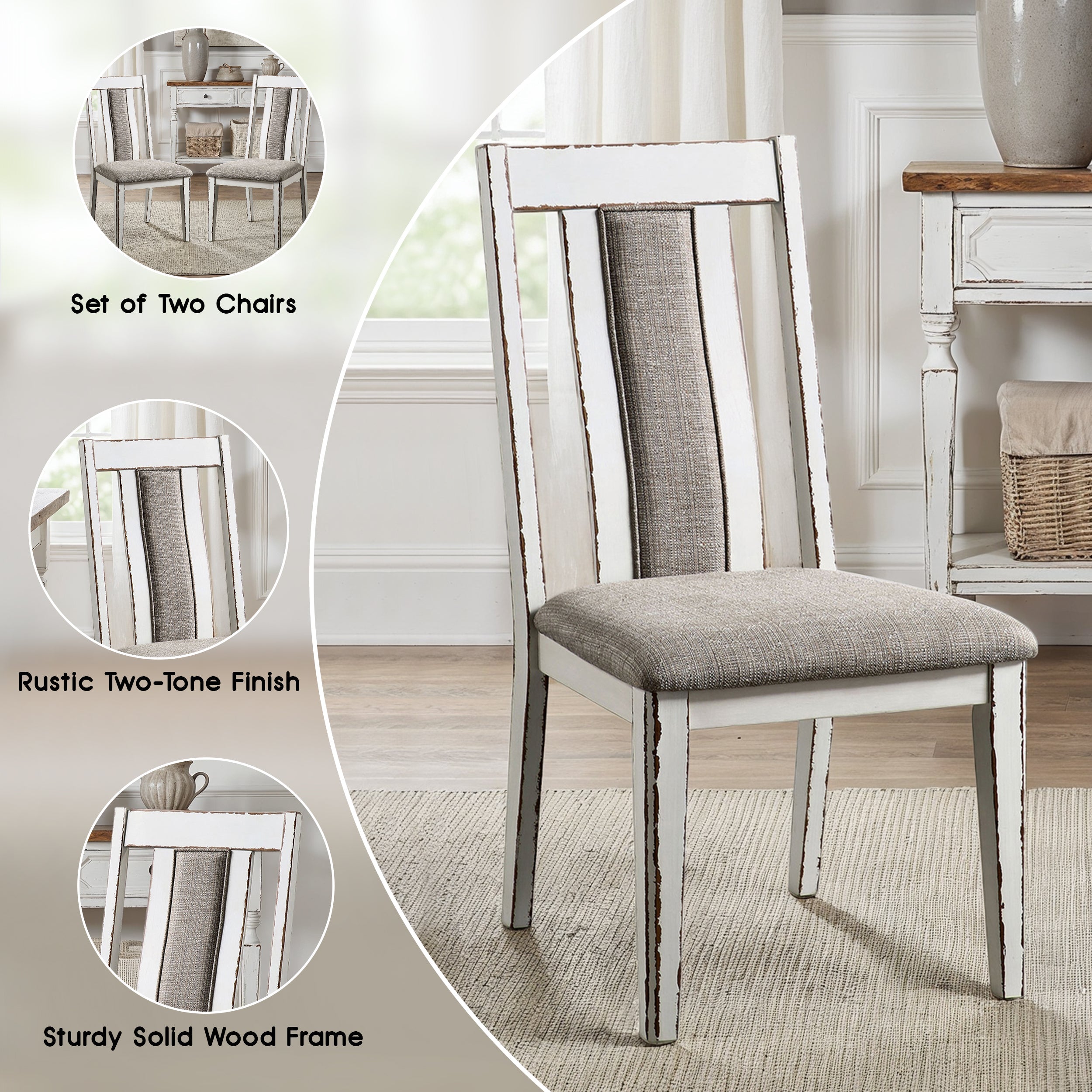 Elswyn Rustic Chair, Set of 2