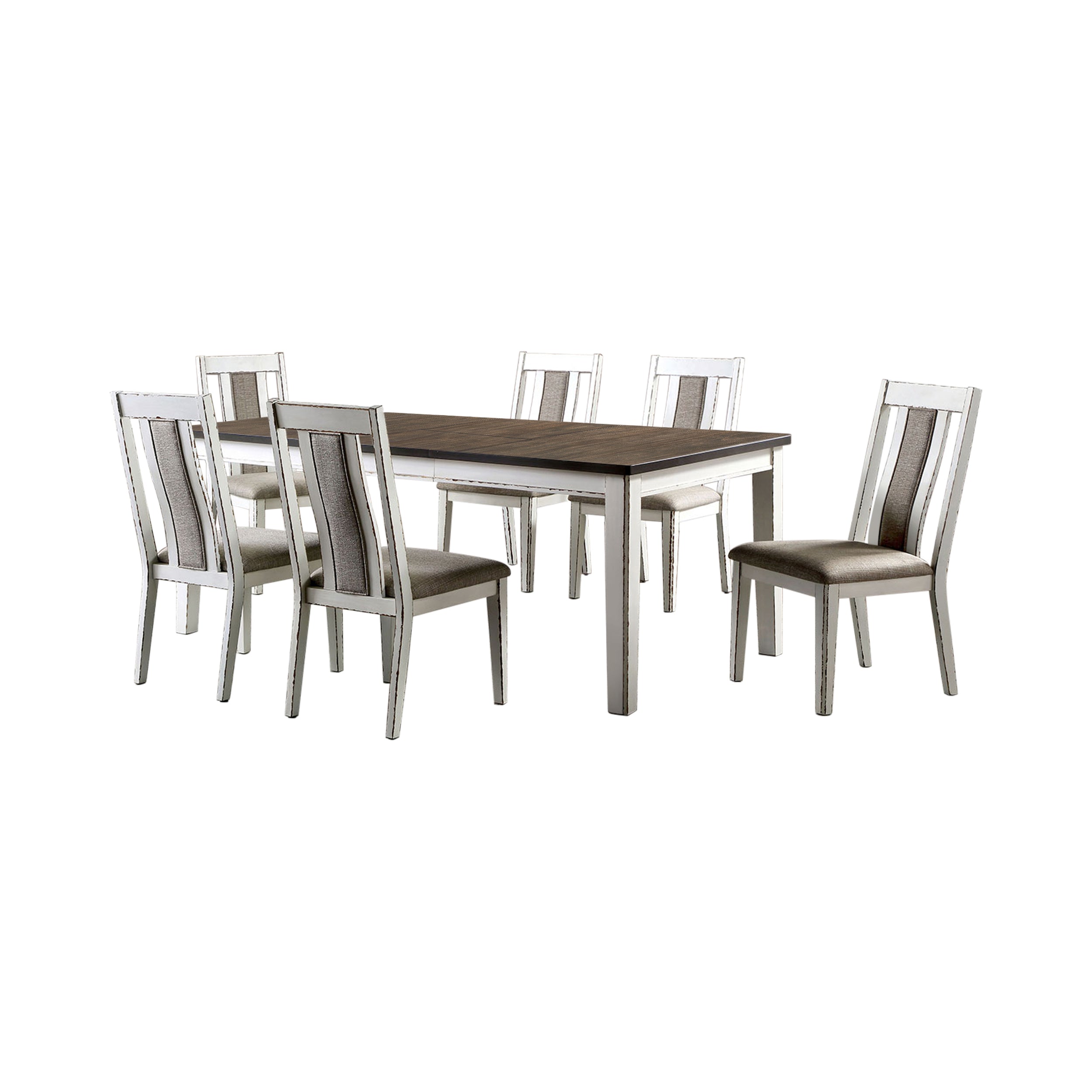 Elswyn Rustic Dining Set, 7 Pieces