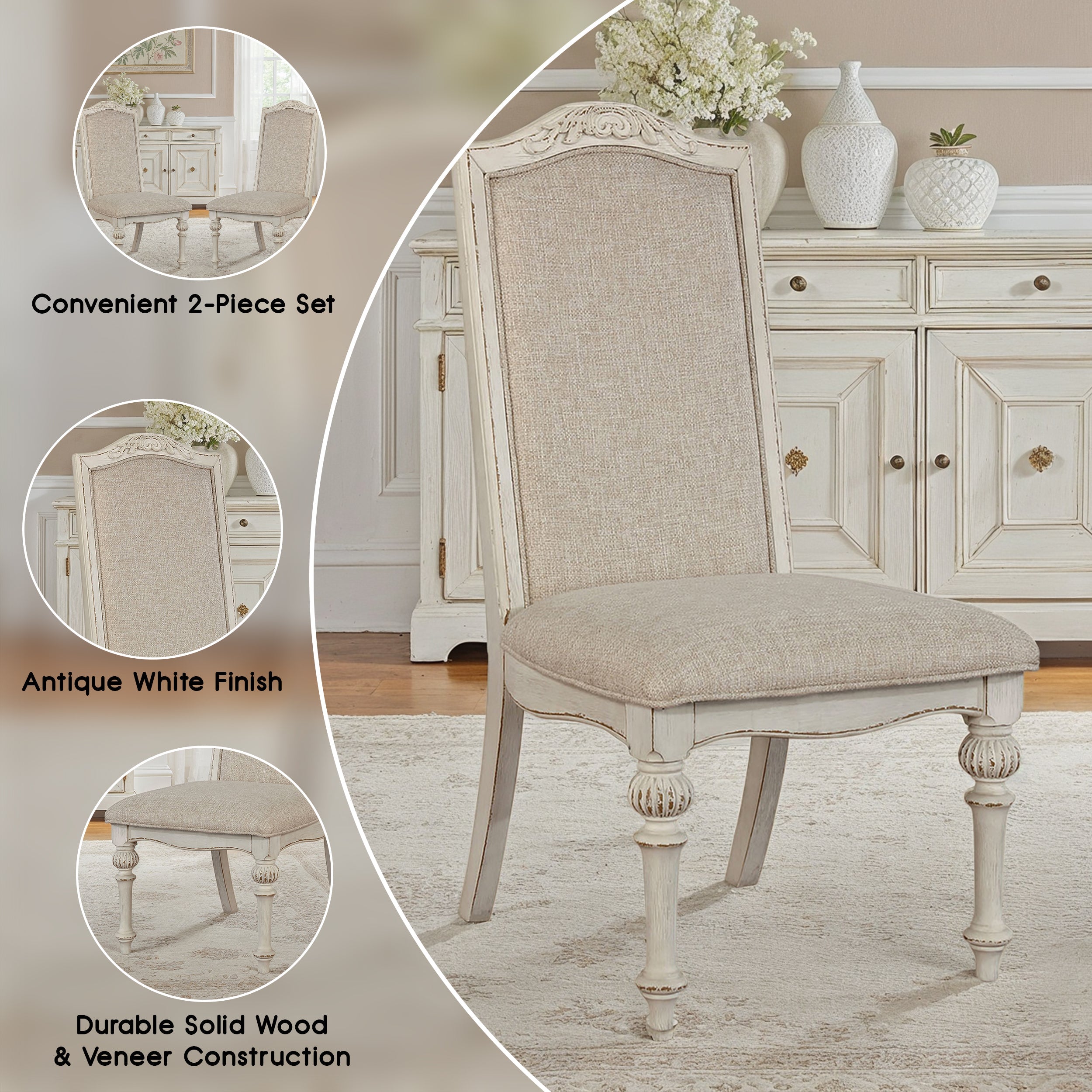 Valora Rustic Chair, Set of 2