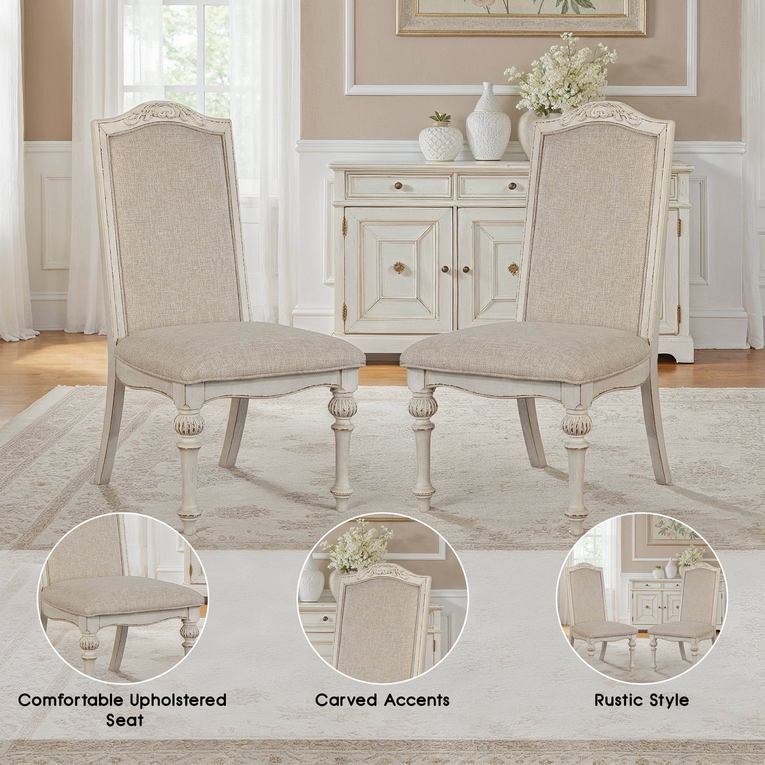 Valora Rustic Chair, Set of 2