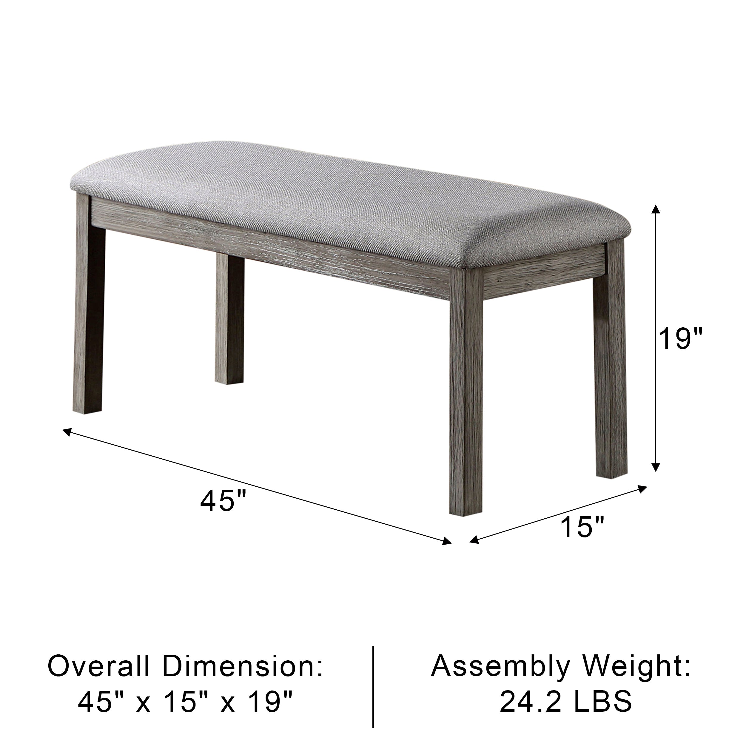Valenza Rustic Bench