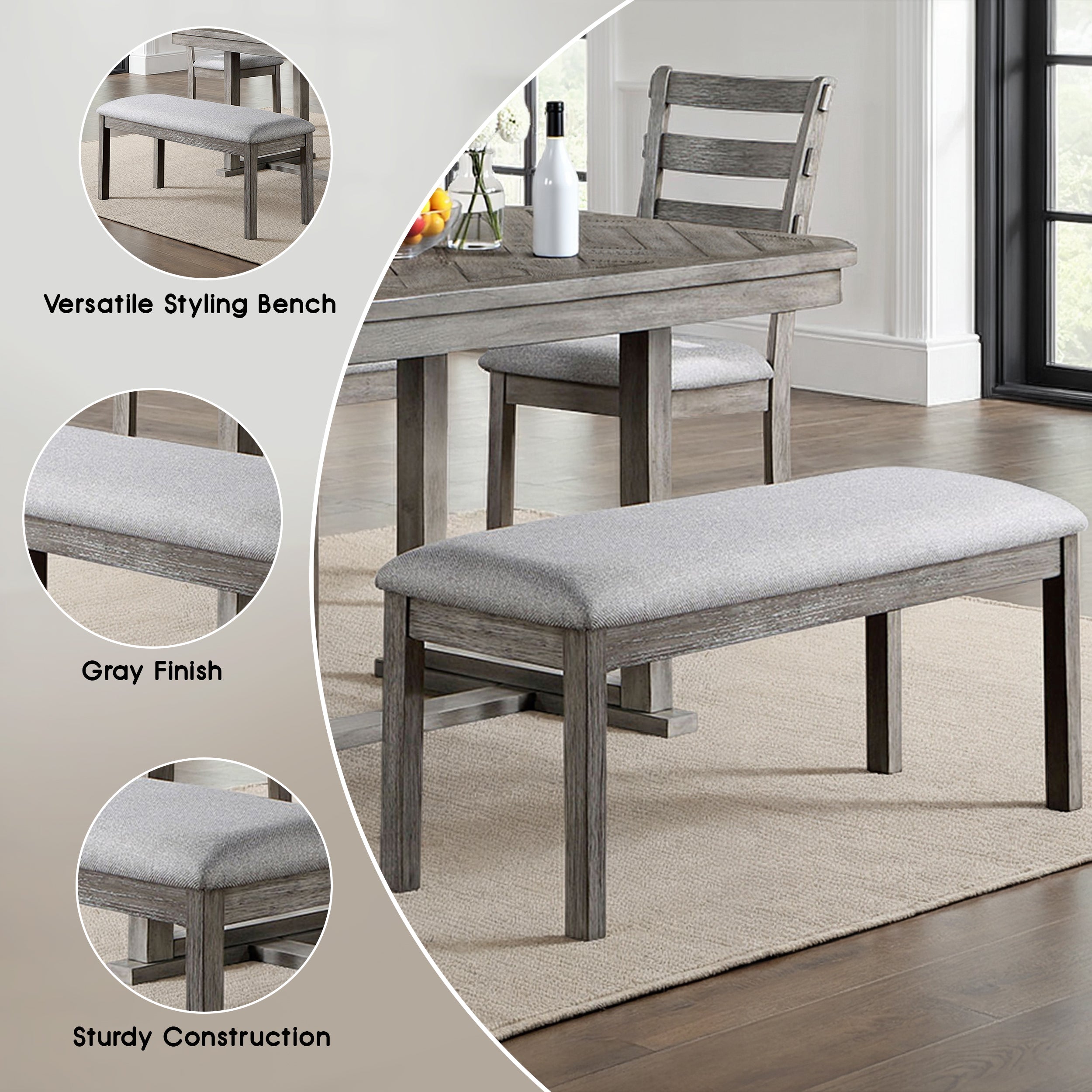 Valenza Rustic Bench