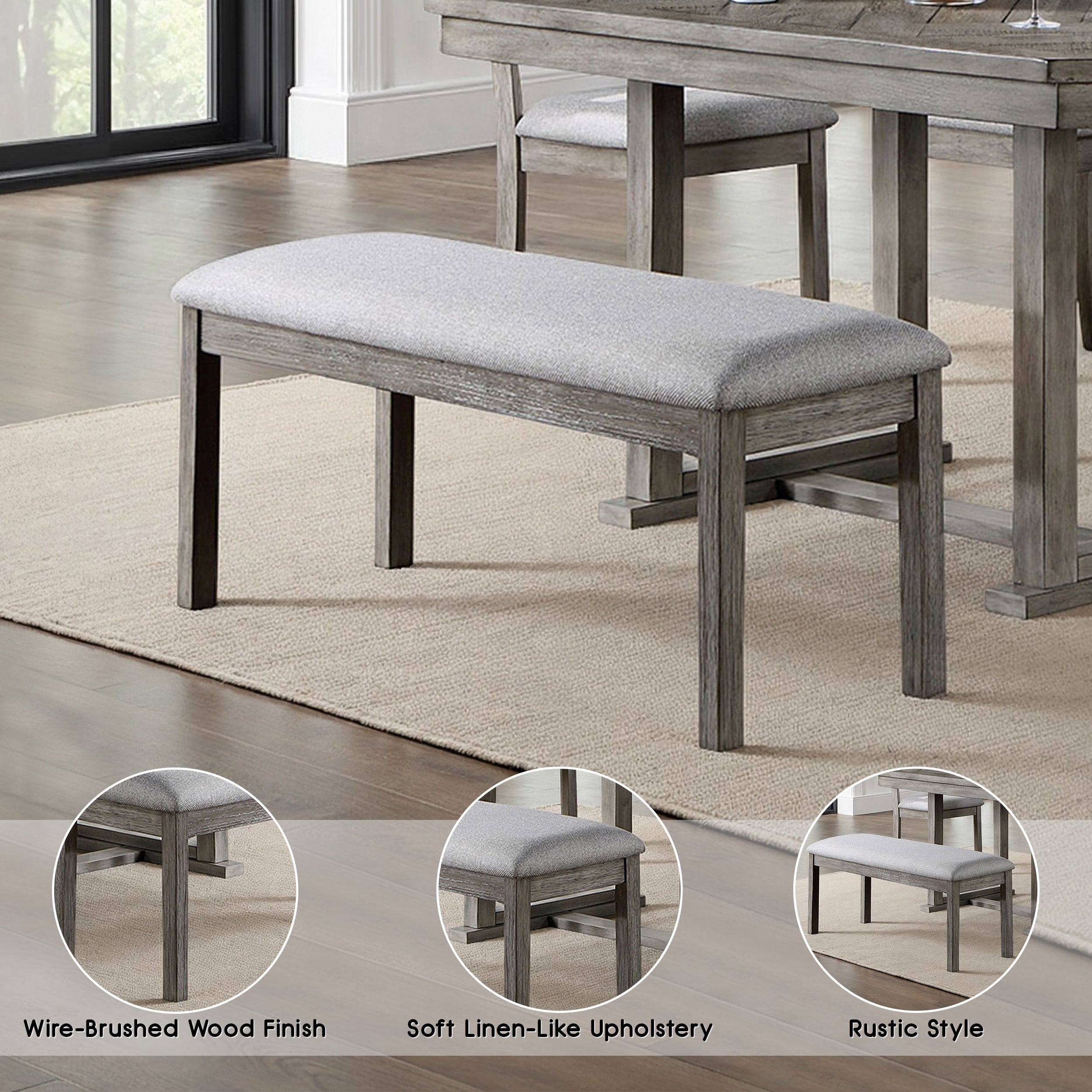 Valenza Rustic Bench