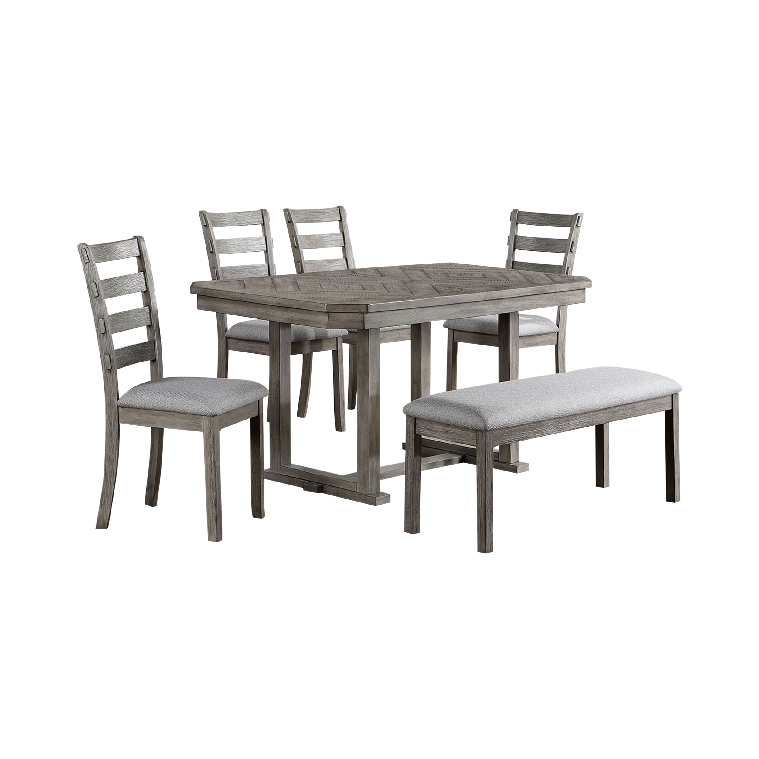 Valenza Rustic Dining Set, 6 Pieces