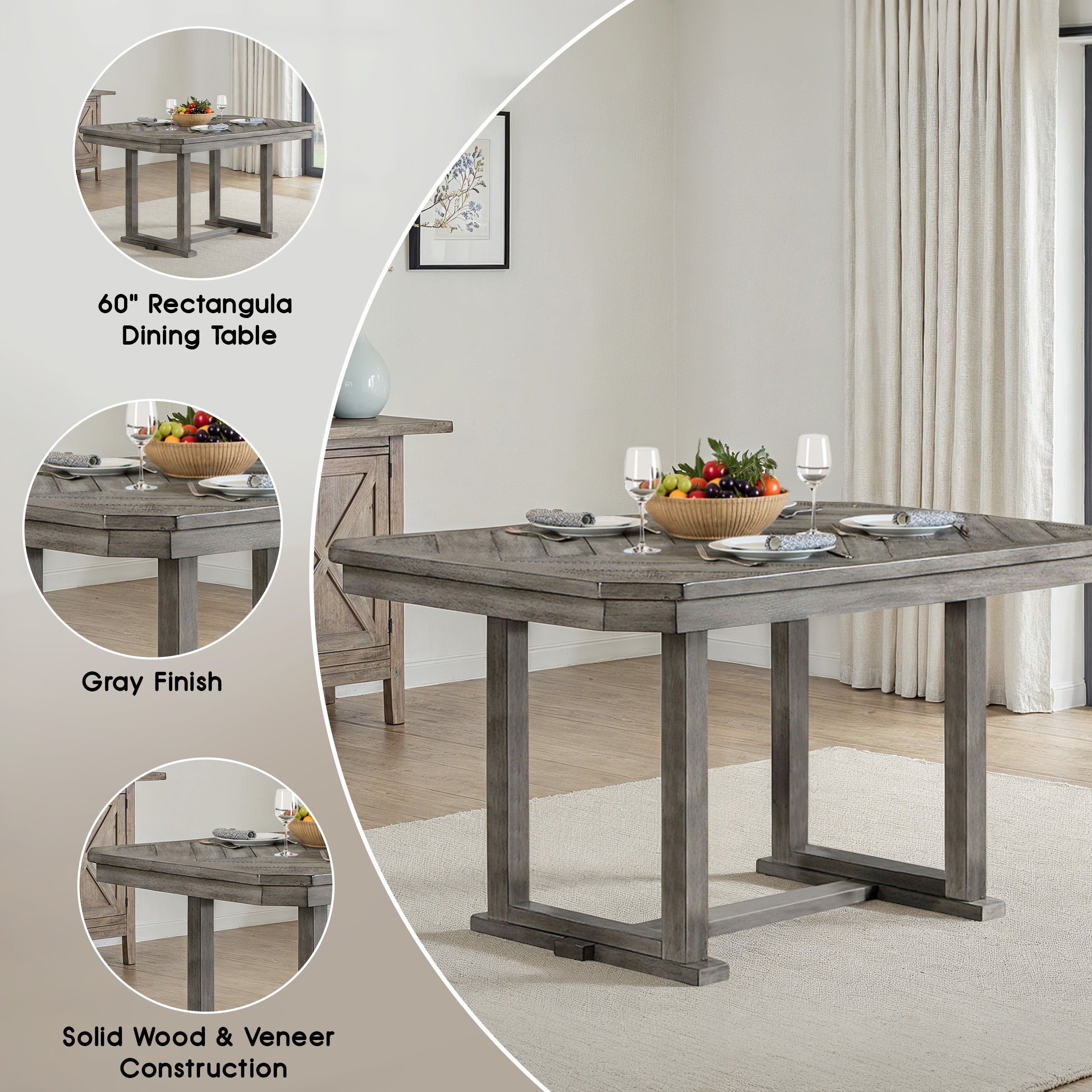 Valenza Rustic Dining Table