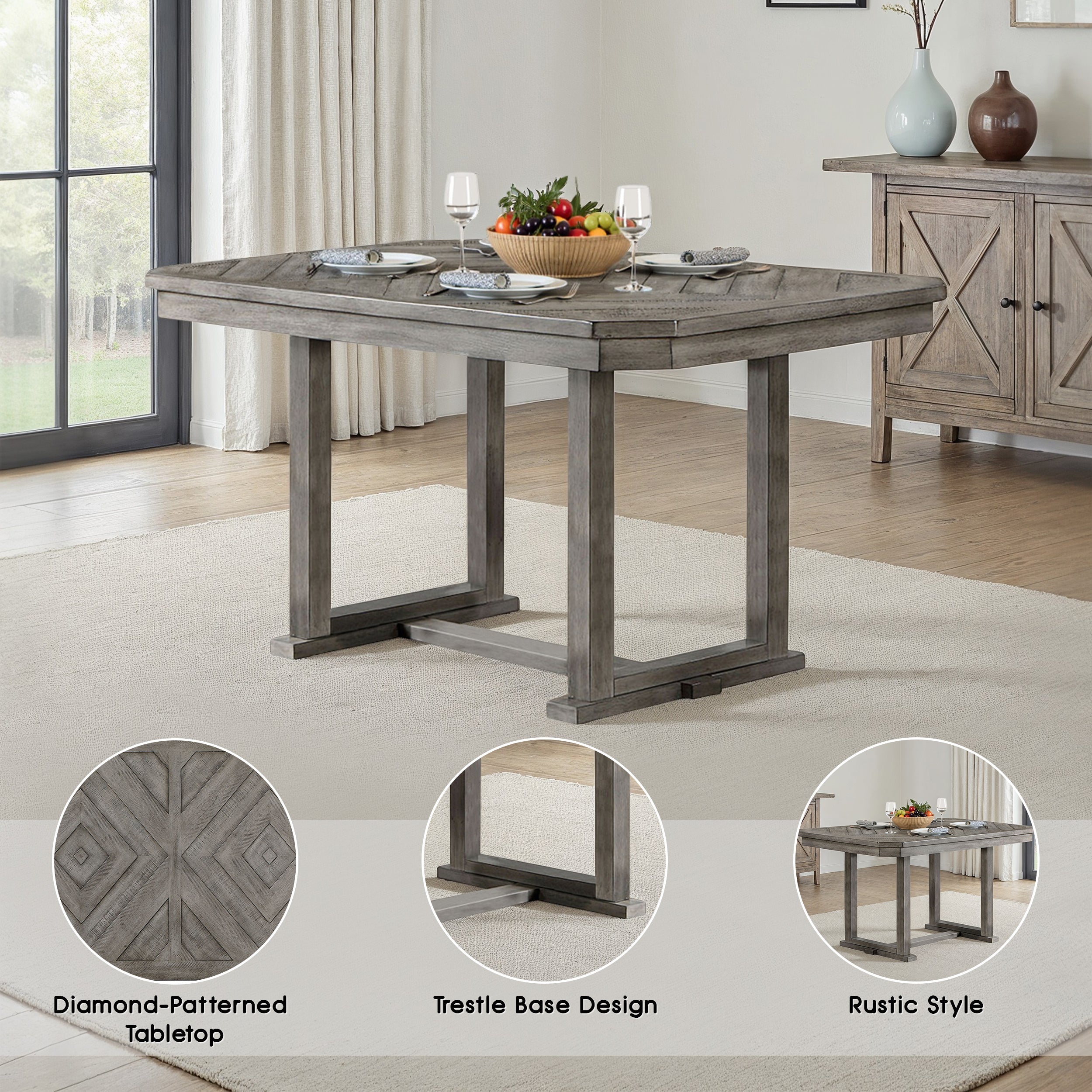 Valenza Rustic Dining Table