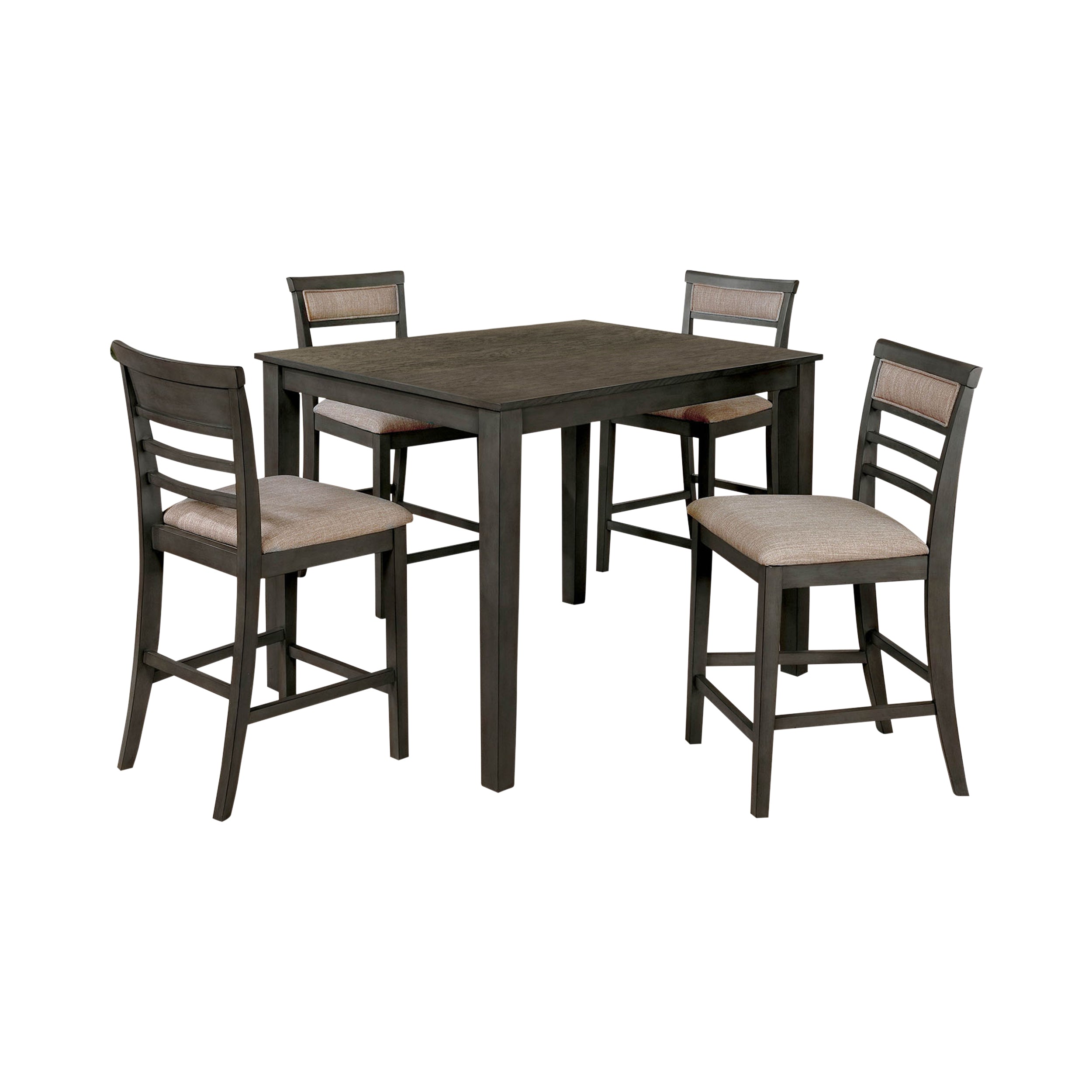 Ragnold Transitional Dining Set, 5 Pieces
