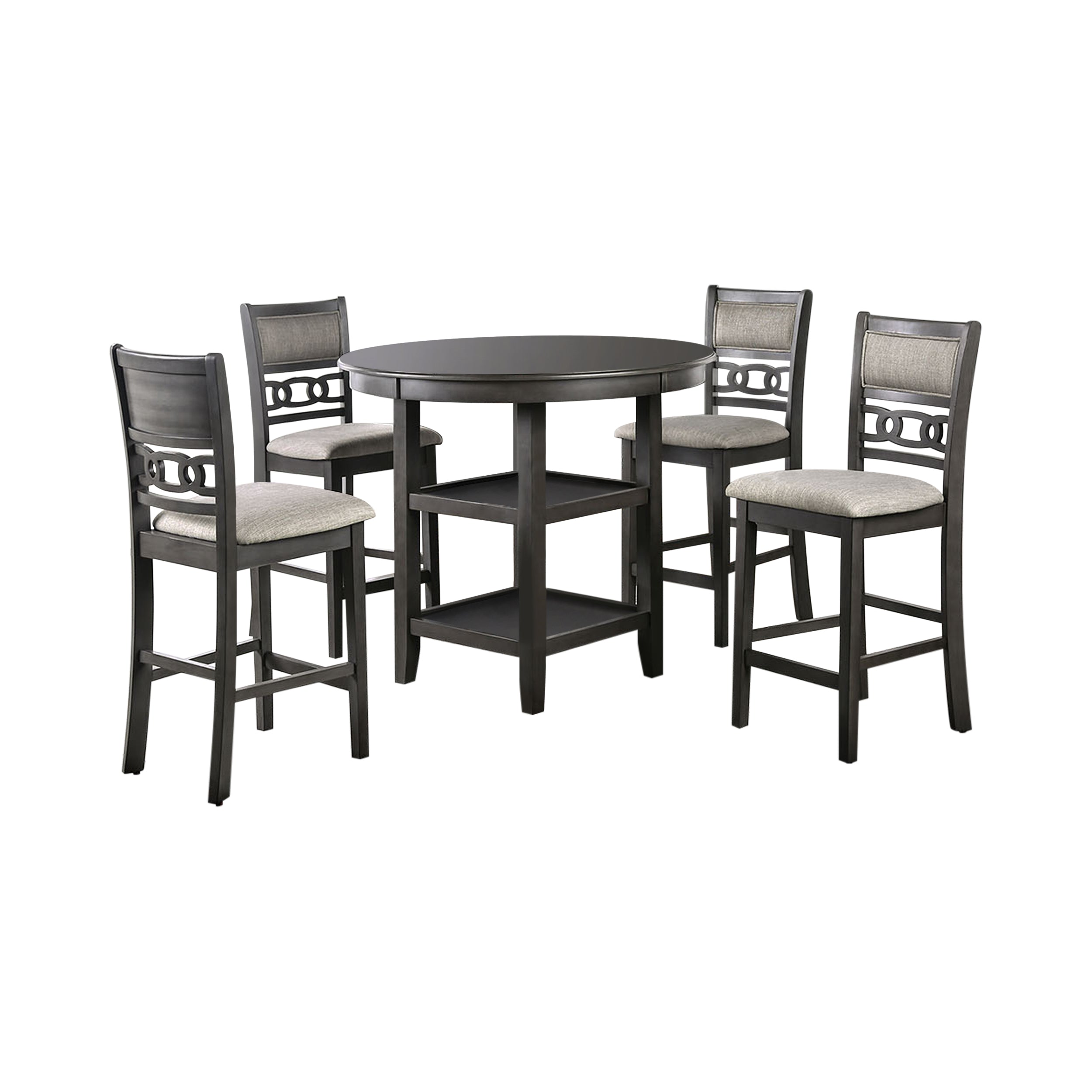 Mira Transitional Dining Set, 5 Pieces