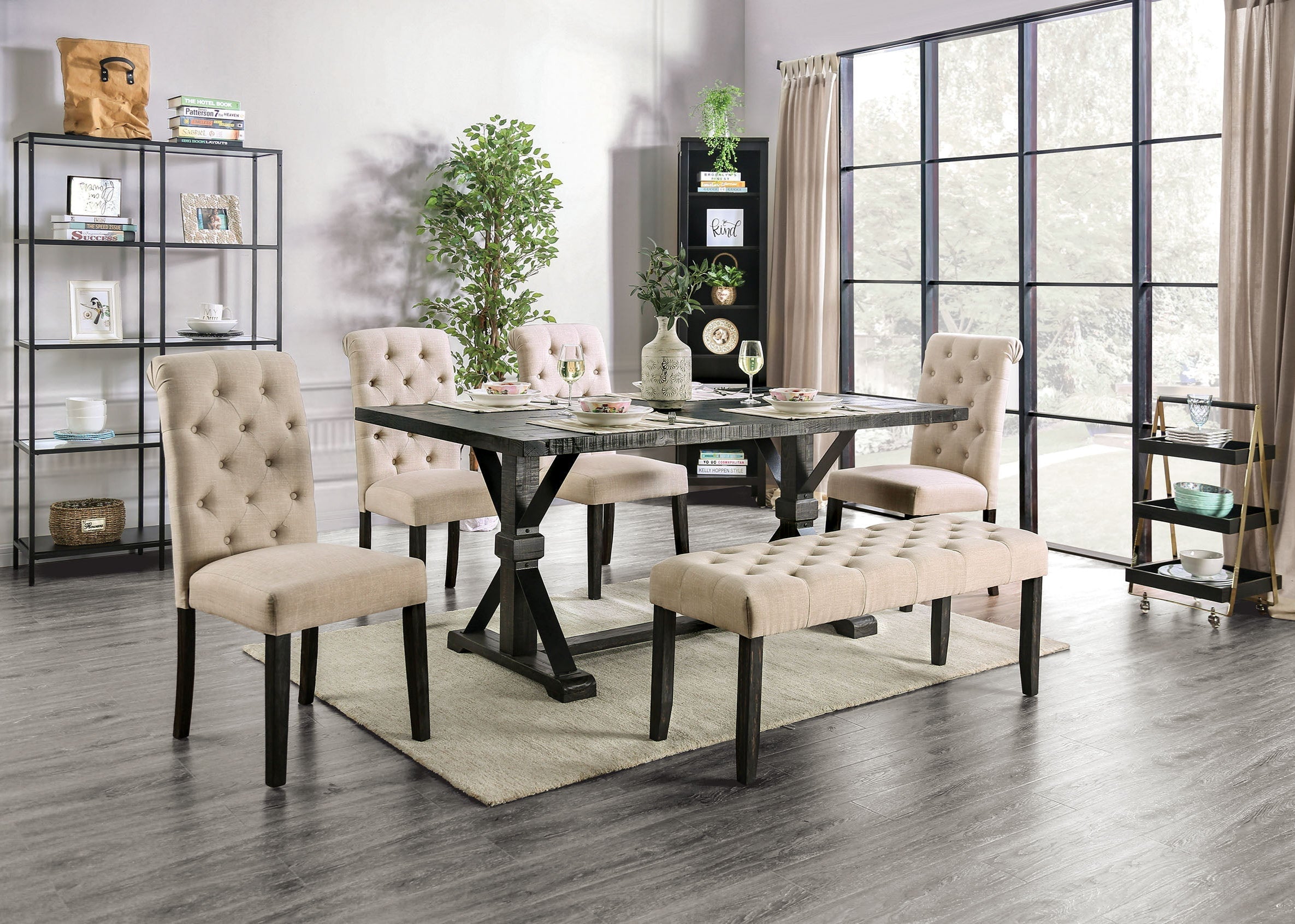 Alfred Rustic 6-Piece Dining Set