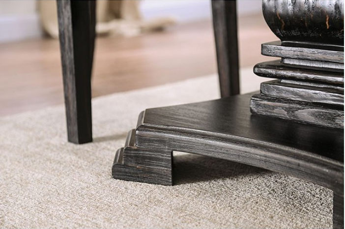 Elfredo 5-Piece Genuine Marble Round Table Dining Room Set