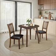 Ashmont Transitional Dining Set, 3 Pieces