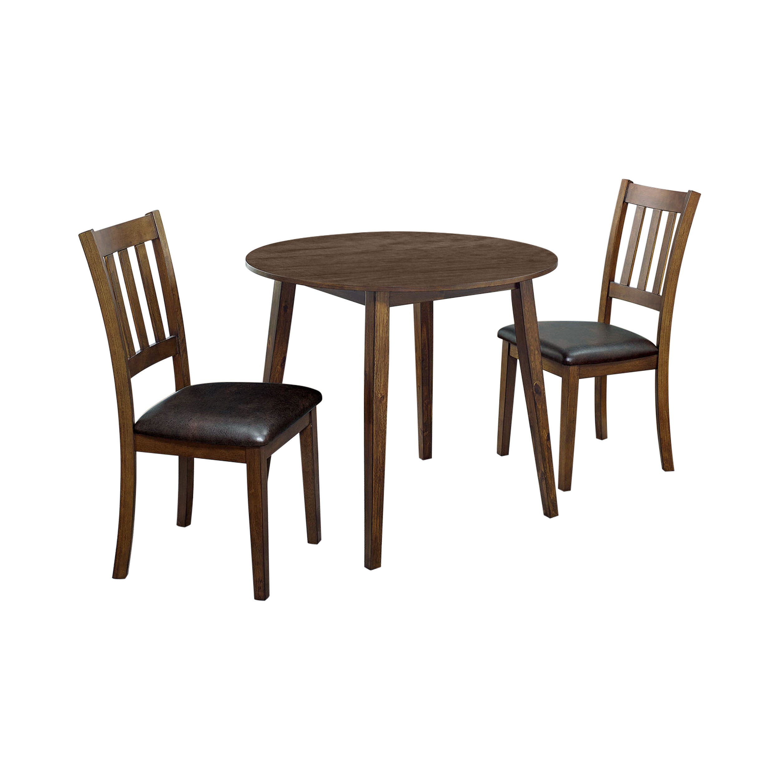 Ashmont Transitional Dining Set, 3 Pieces