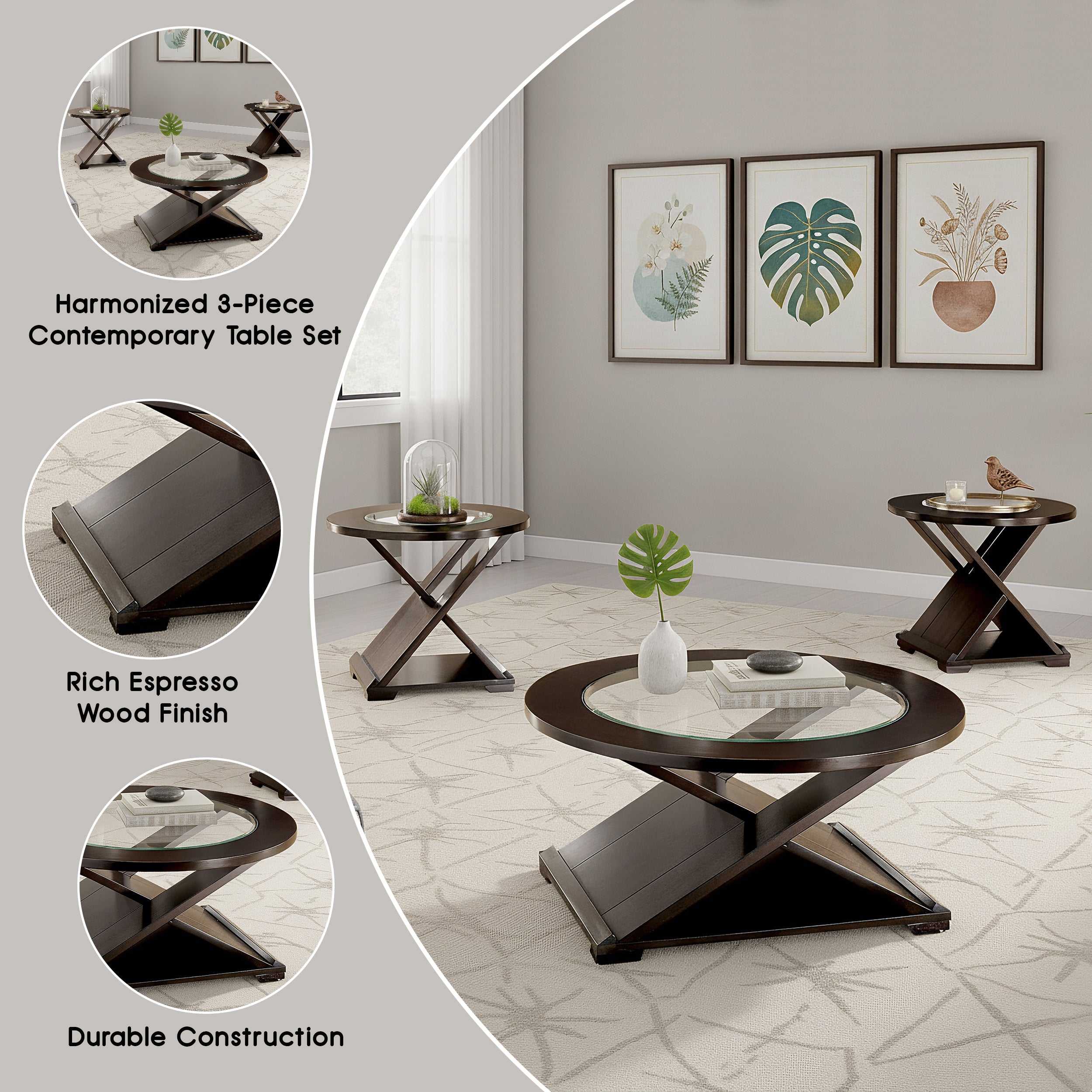 Orel Contemporary Occasional Set