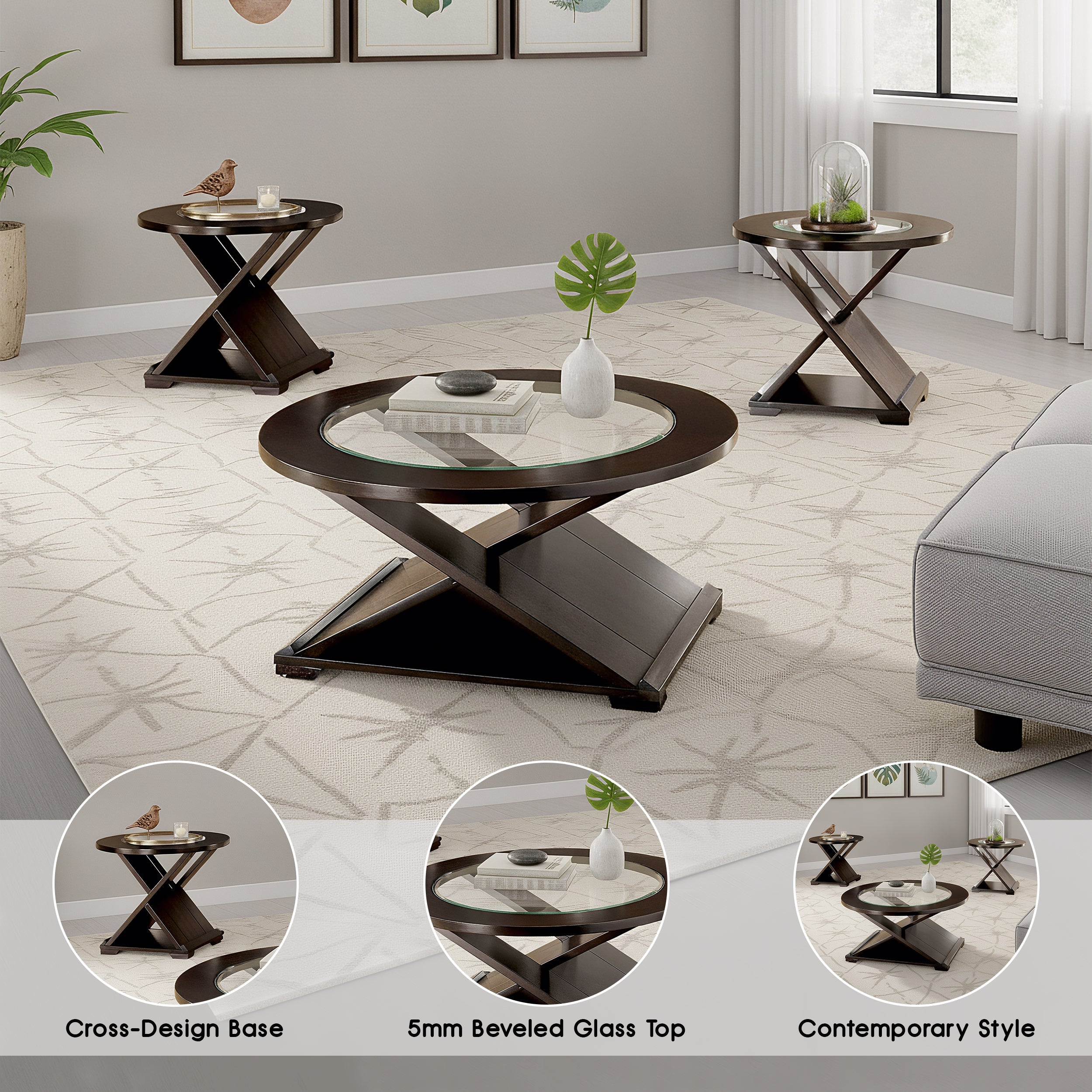 Orel Contemporary Occasional Set