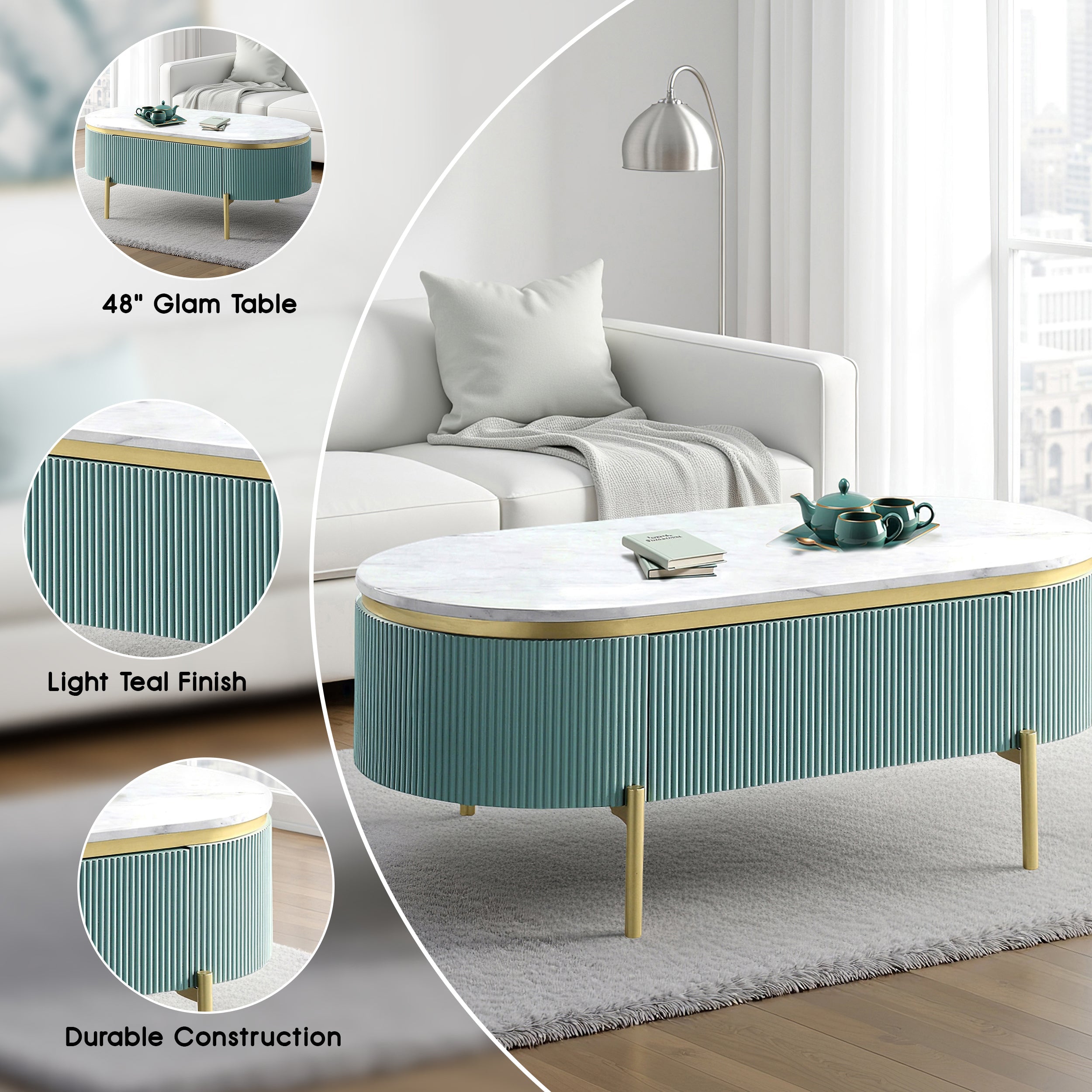Wiesburg Glam Coffee Table