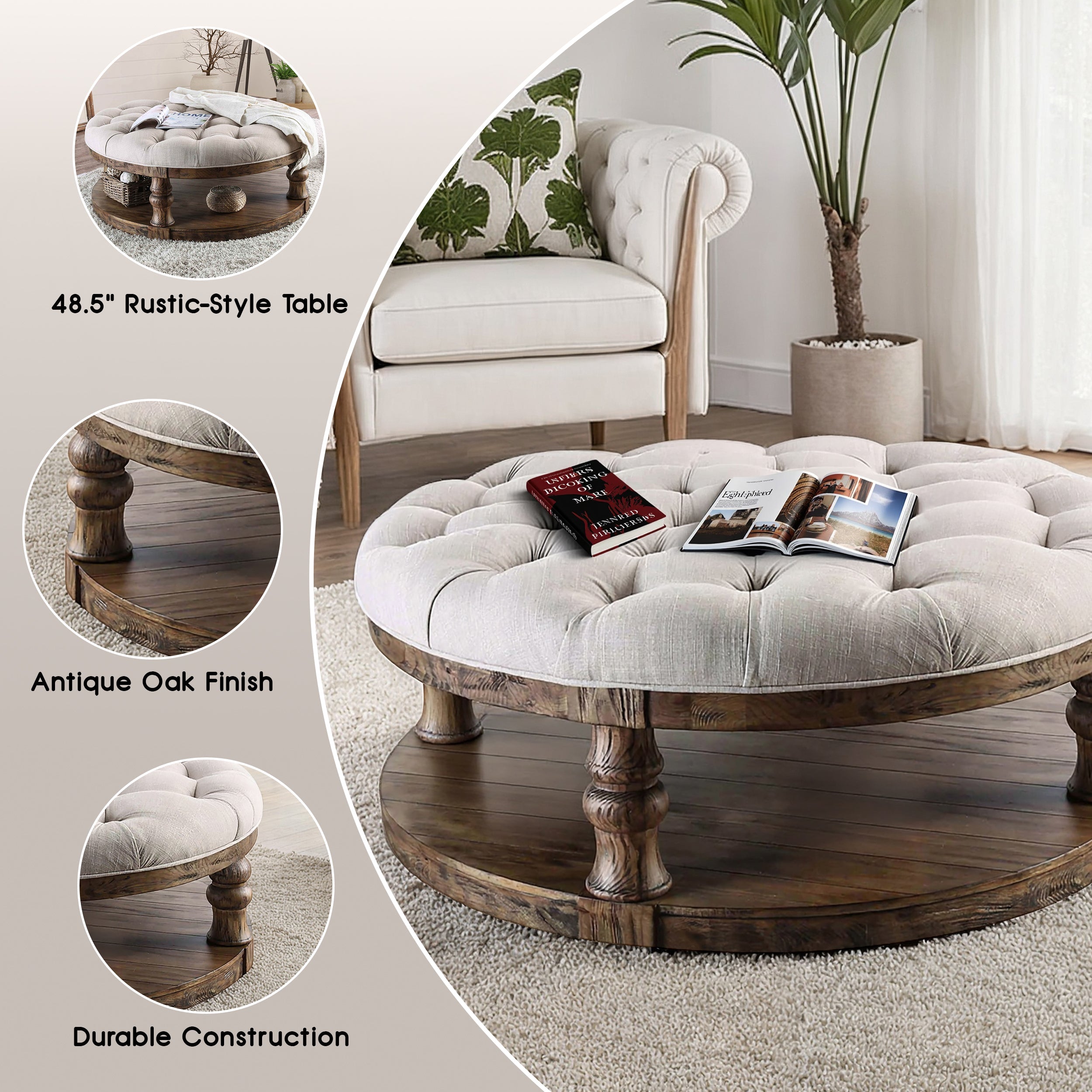 Rinne Rustic Coffee Table