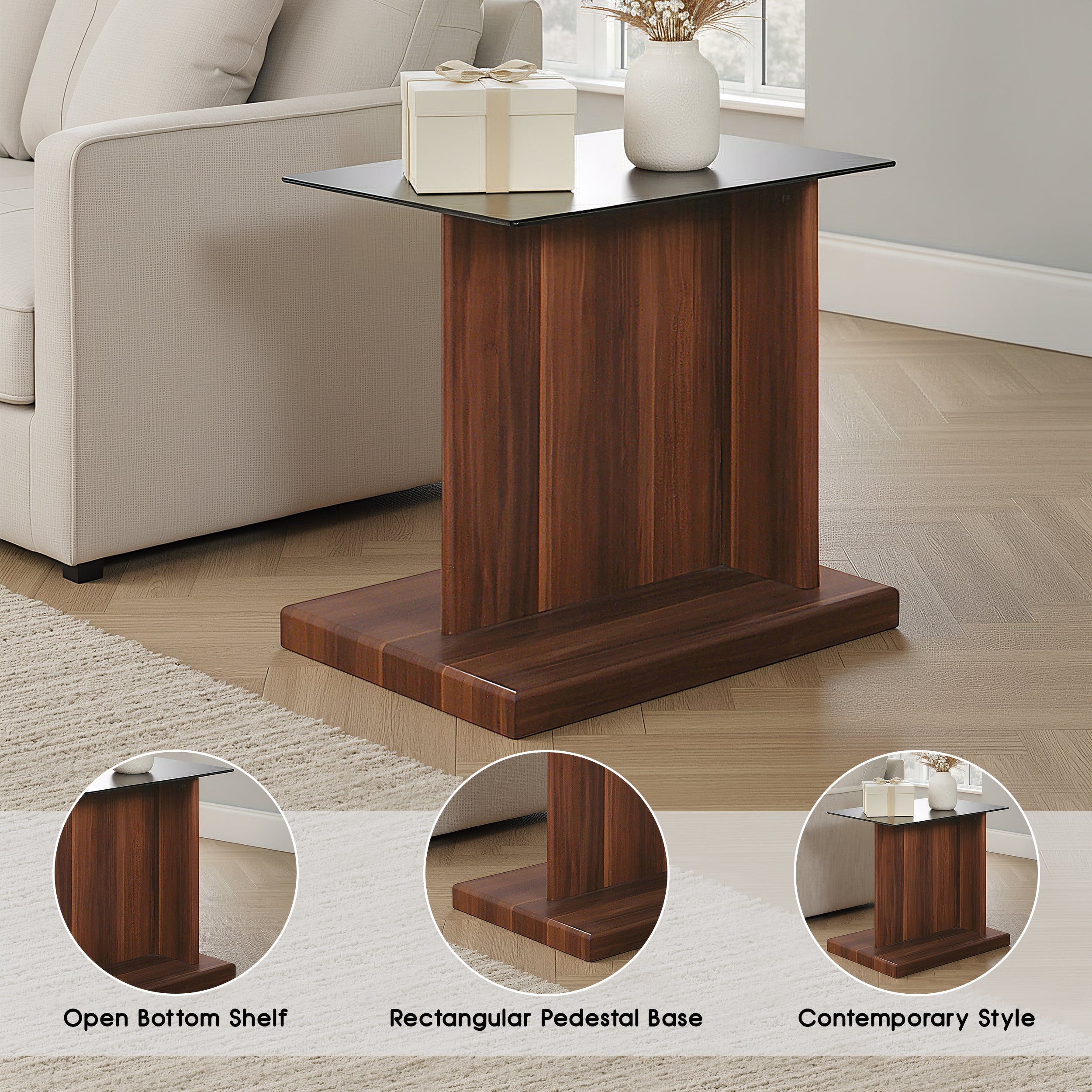 Zugenberg Contemporary End Table