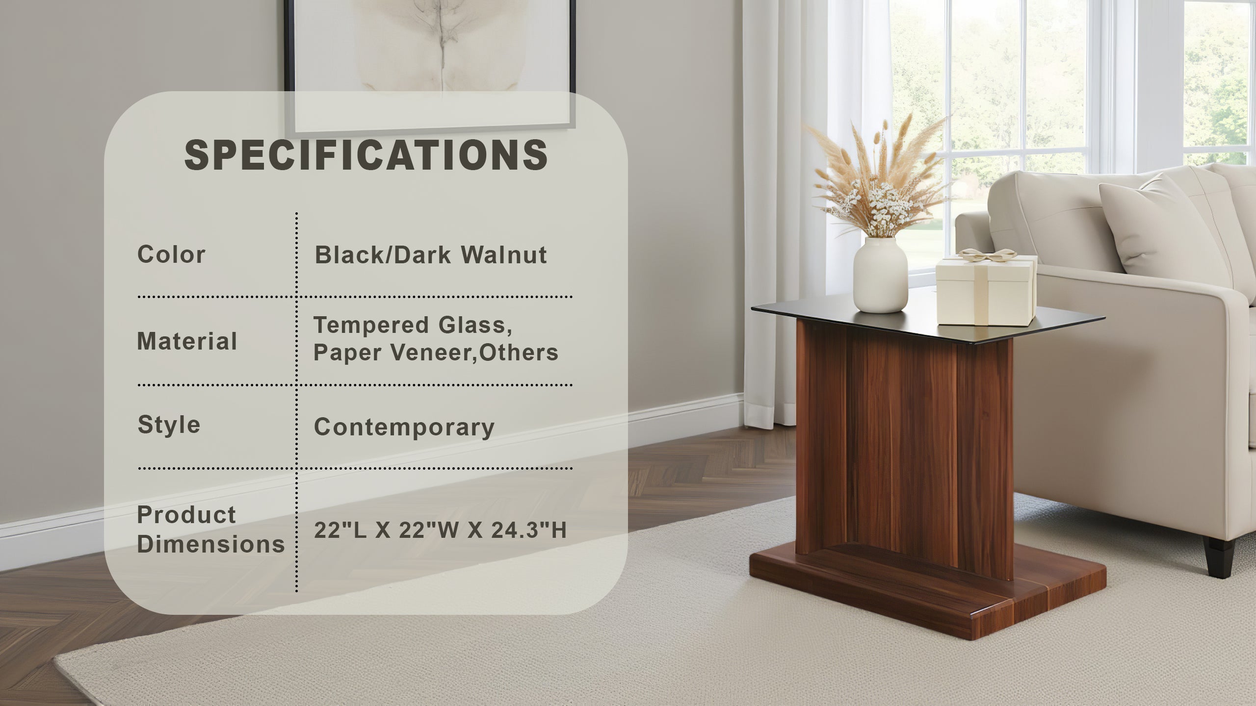 Zugenberg Contemporary End Table