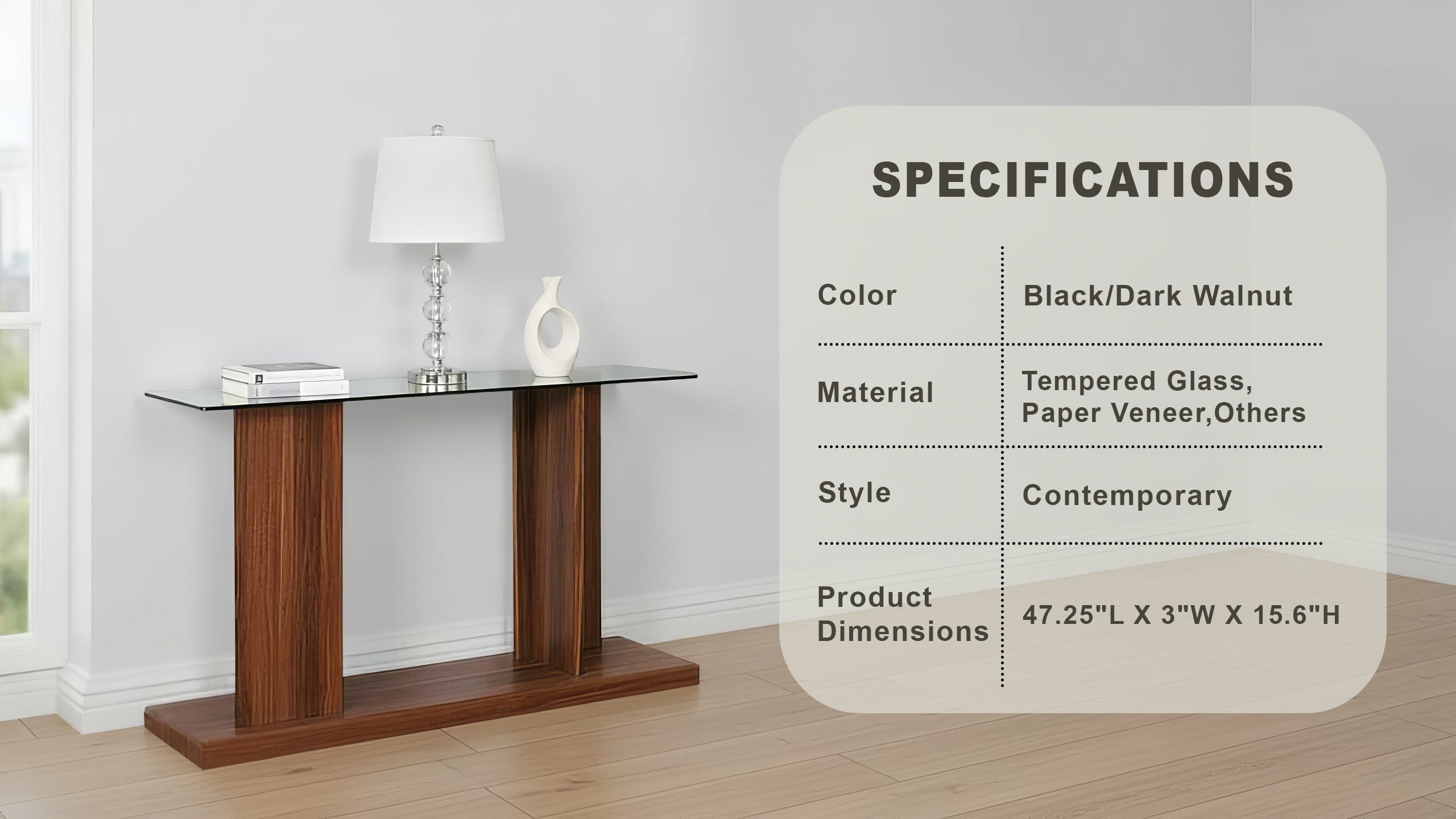 Zugenberg Contemporary Sofa Table