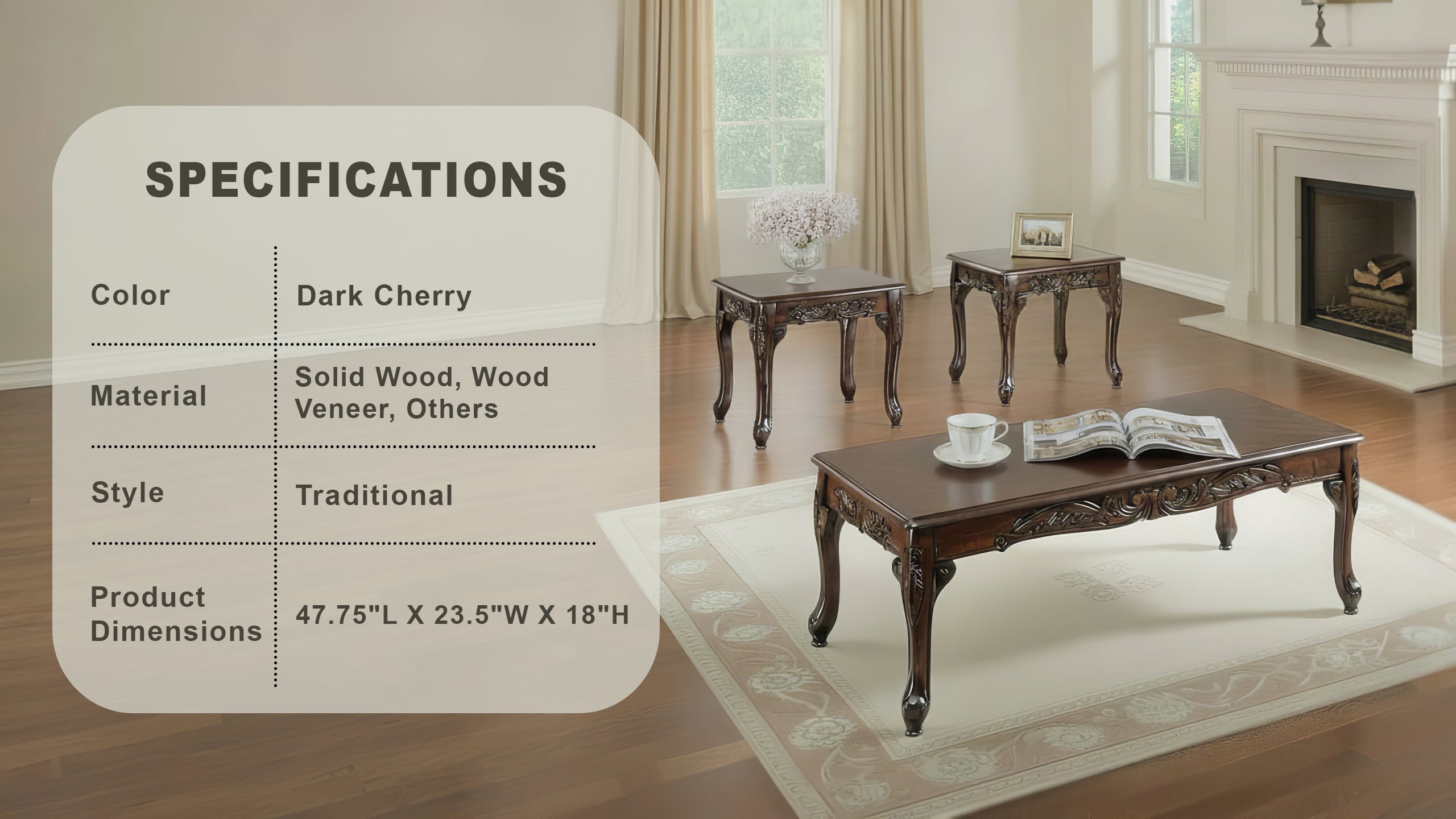 Canterbury Traditional Occasional Set