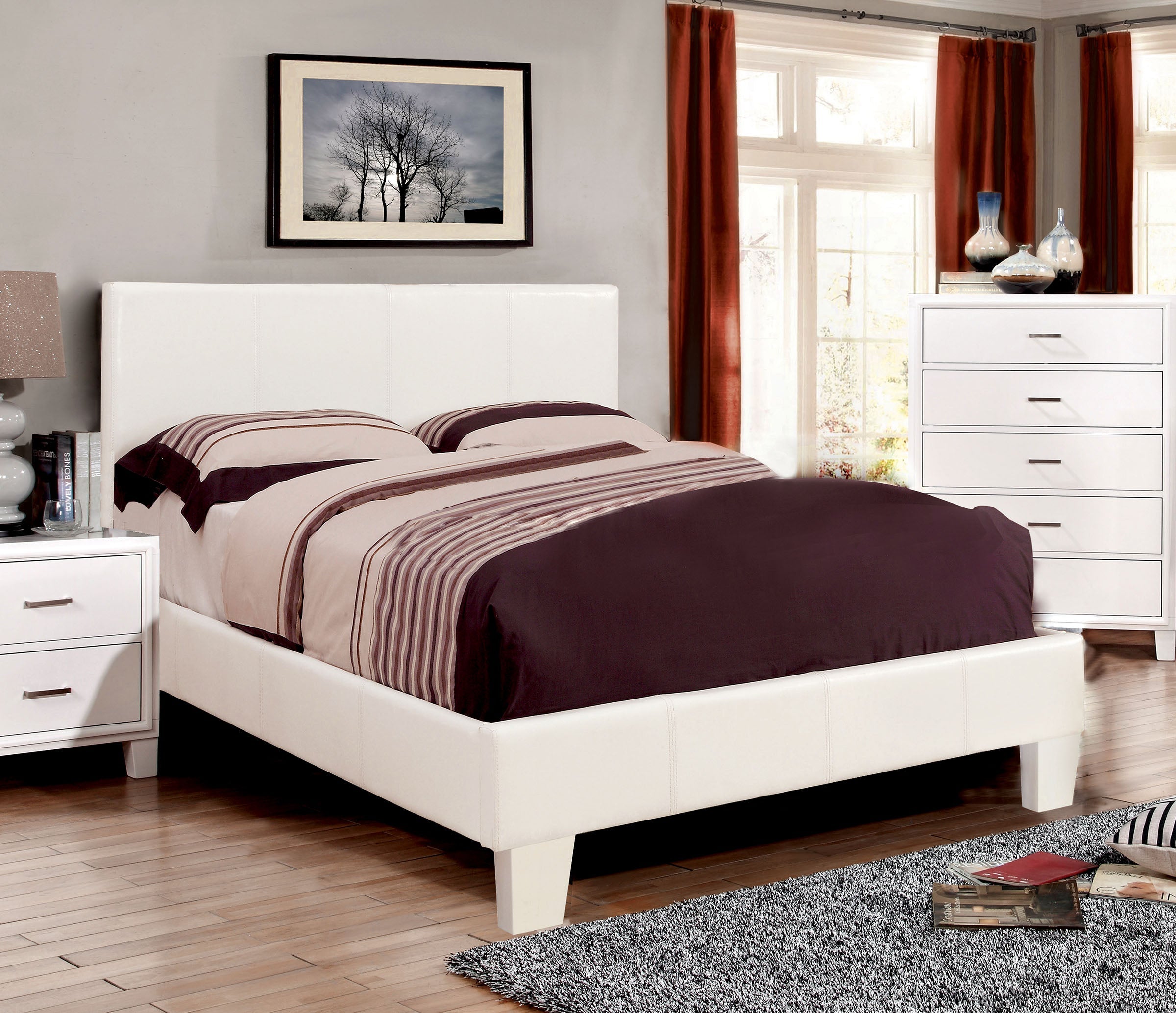 Winn Park Modern Contemporary Upholstered Bed Frame