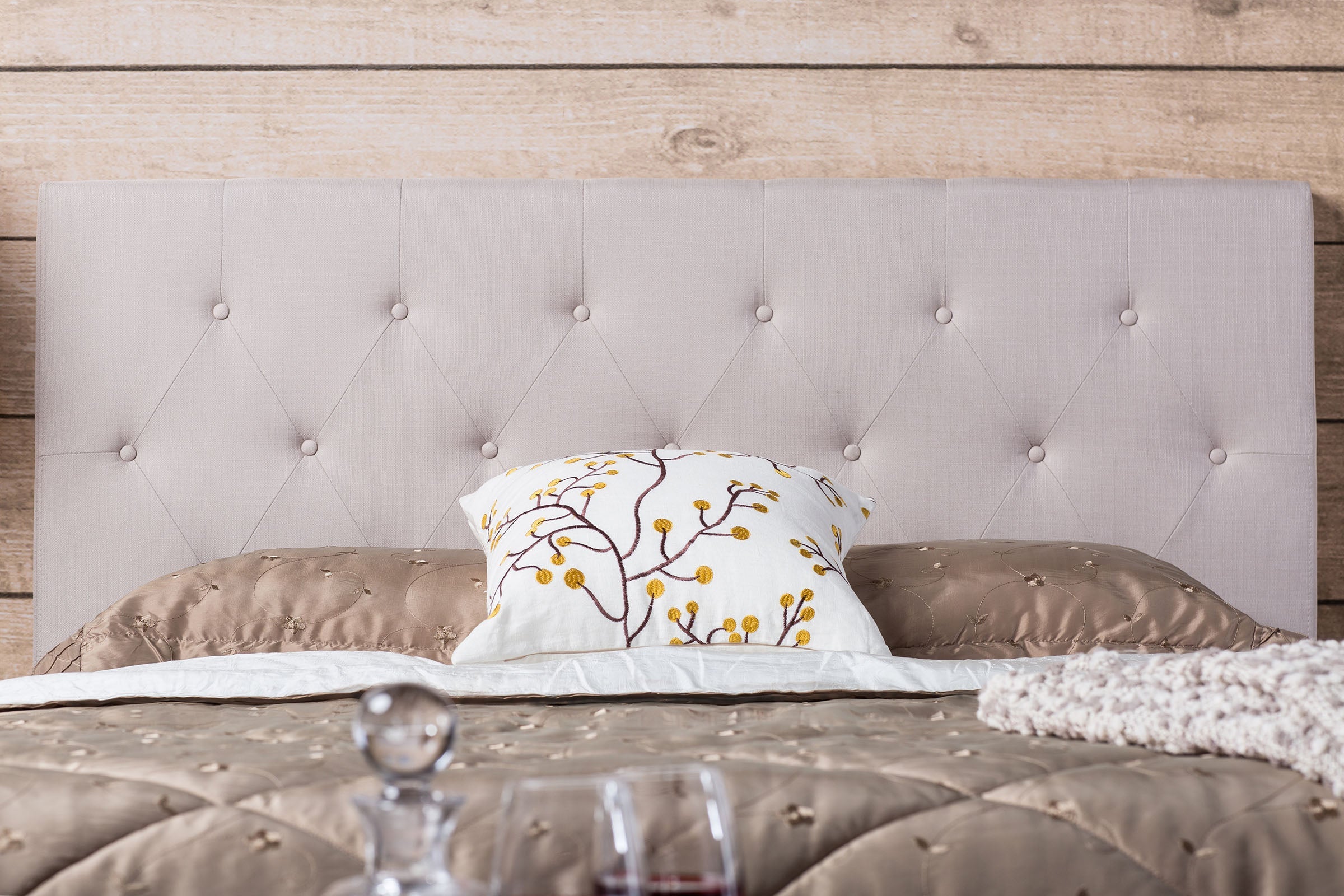 Leeroy Modern Upholstered Bed Frame