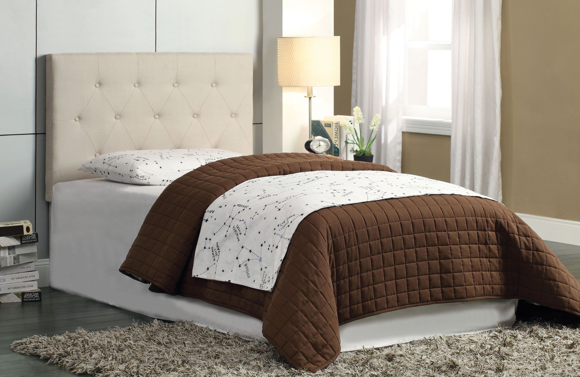 Leeroy Modern Upholstered Bed Frame