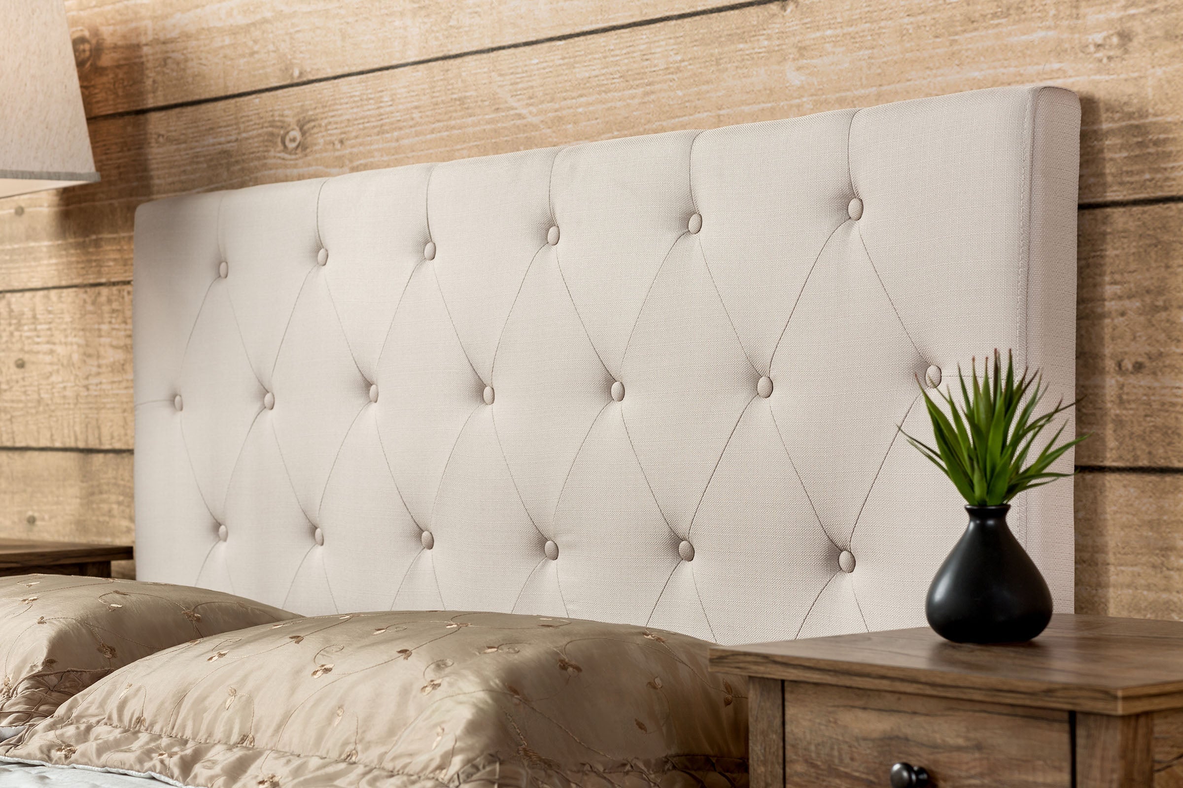 Leeroy Modern Upholstered Bed Frame