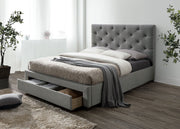 Oslo Transitional Upholstered Storage Platform Bed